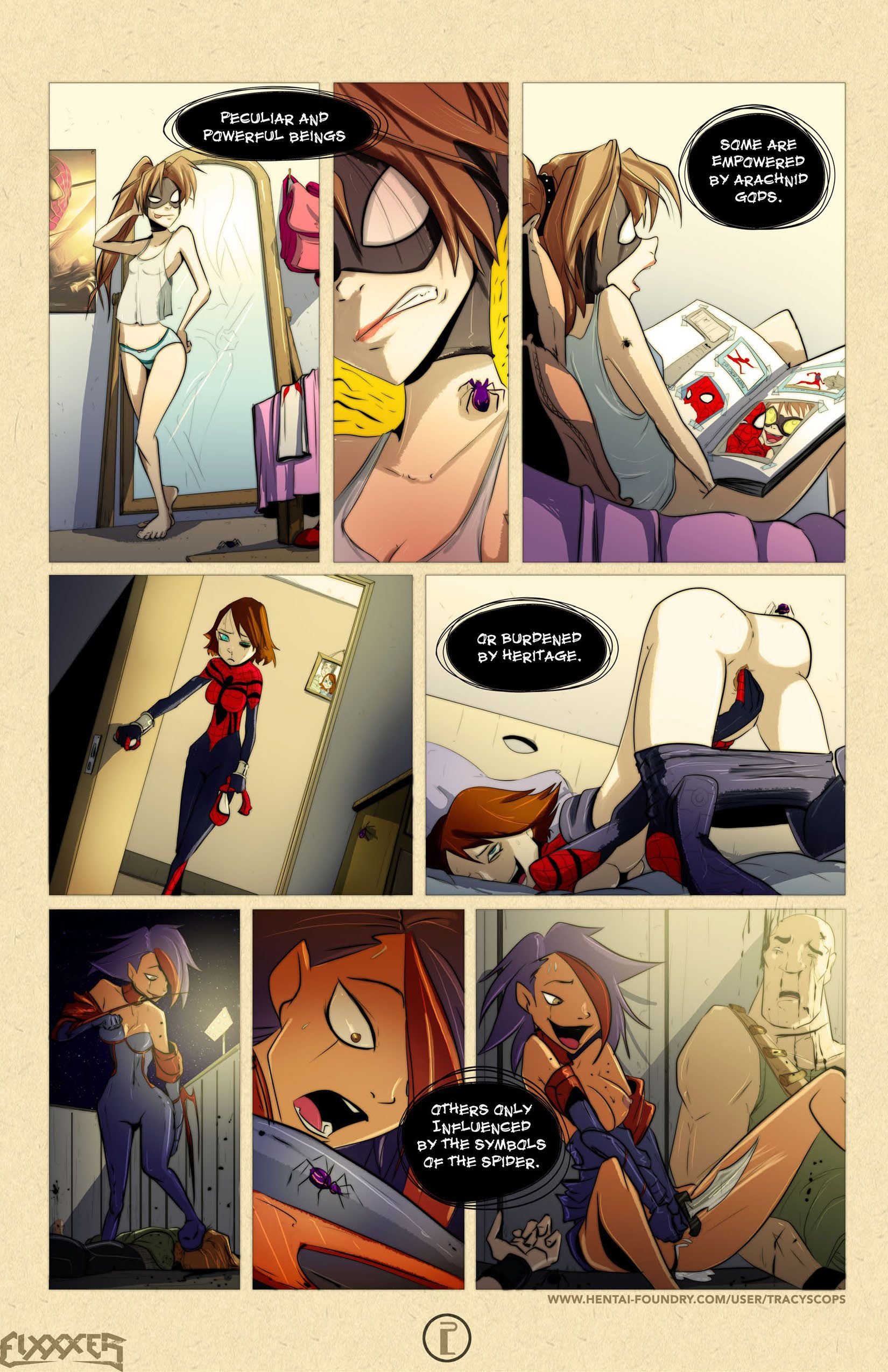 The Violation Of The Spider-Women (Spider-Man) [Tracy Scops] 1 . The Violation Of The Spider-Women - Chapter 1 (Spider-Man) [Tracy Scops] – page 4
