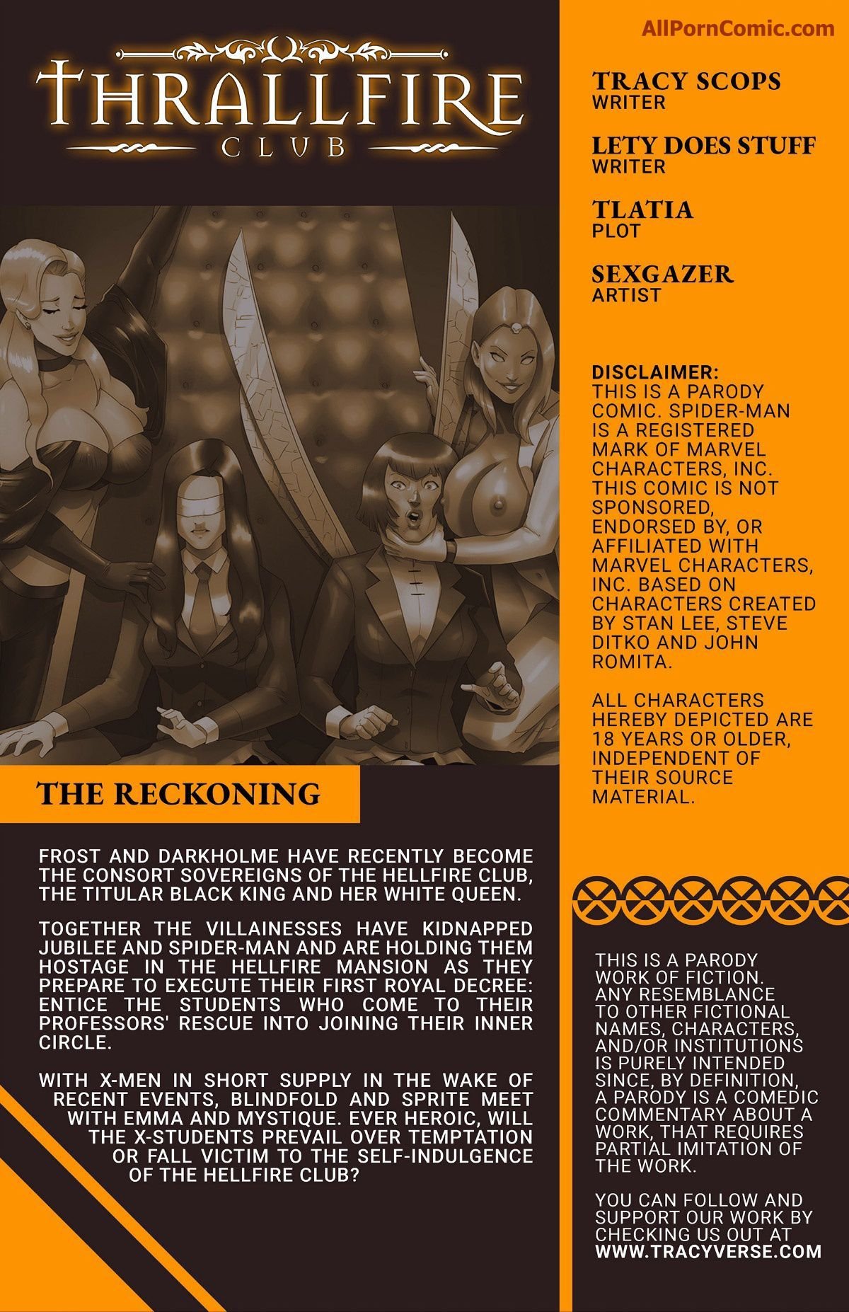 Thrallfire Club (Spider-Man , X-Men) [Tracy Scops] 1 . Thrallfire Club - Chapter 1 (Spider-Man , X-Men) [Tracy Scops] – page 2