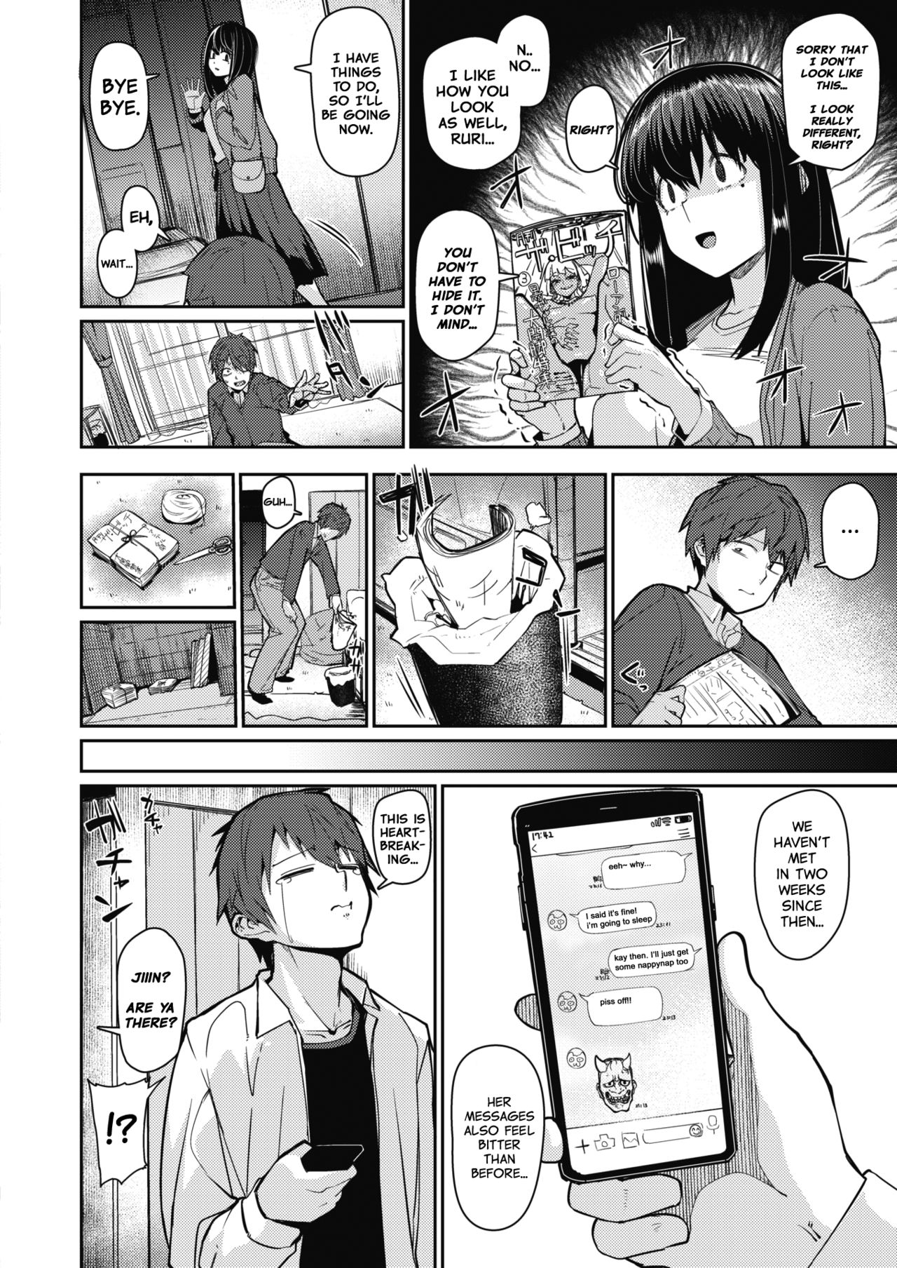 About The Reaction Of The Girl Who Saw “The Bitch Monthly” [Miitoban] 1 . About The Reaction Of The Girl Who Saw "The Bitch Monthly"  - Chapter 1 [Miitoban] – page 2