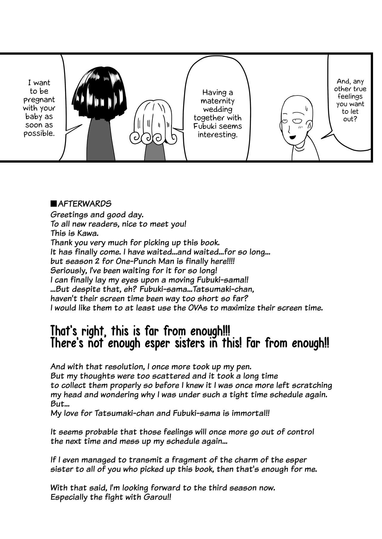 Dekoboko Love Sister (One Punch Man) [Kawa] 4 . Dekoboko Love Sister - Chapter 4 (One Punch Man) [Kawa] – page 38
