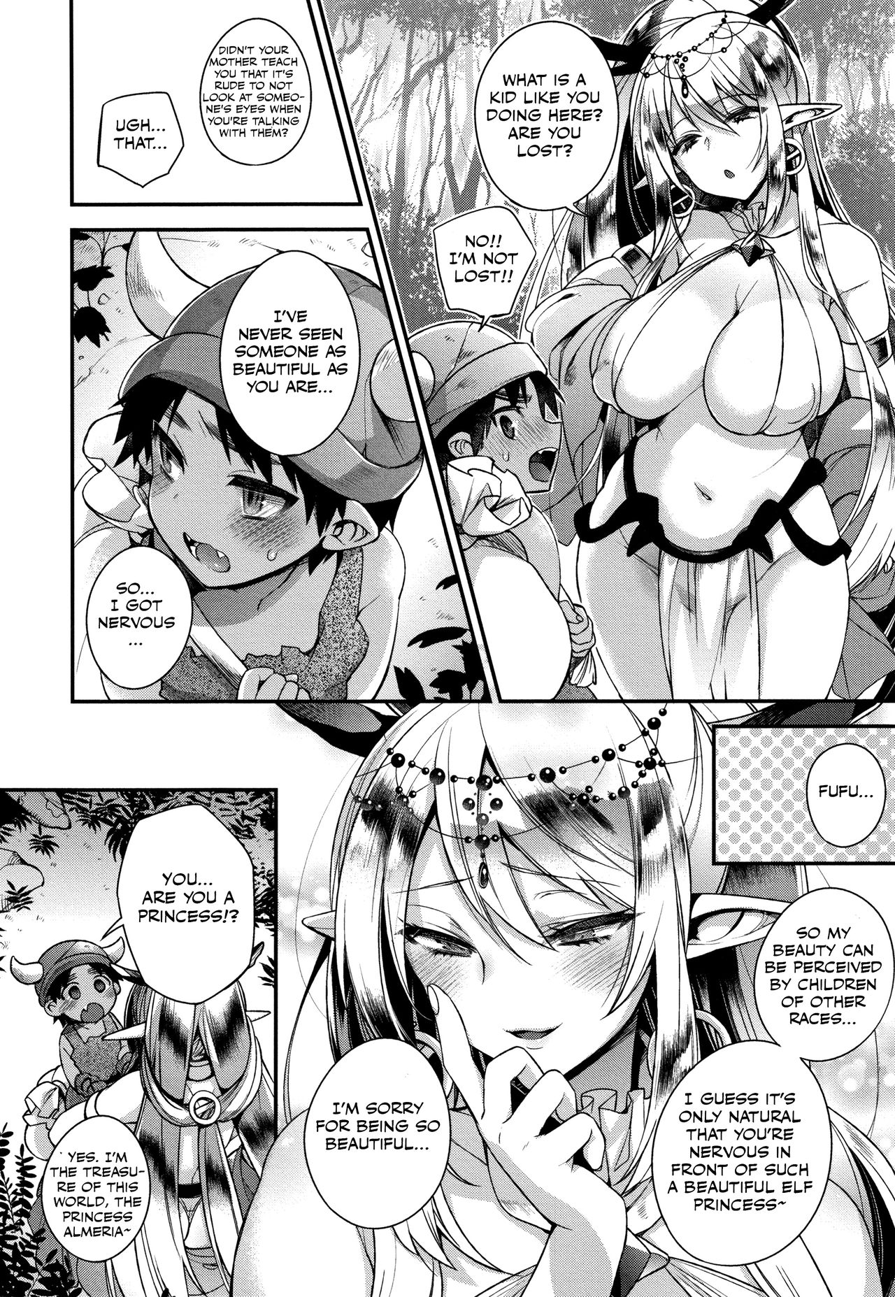 Shotaku-kun wa Elf no Hime-sama o Jouzu ni Haramaserareru kana? [Shindou] 1 . Shotaku-kun wa Elf no Hime-sama o Jouzu ni Haramaserareru kana? - Chapter 1 [Shindou] – page 8