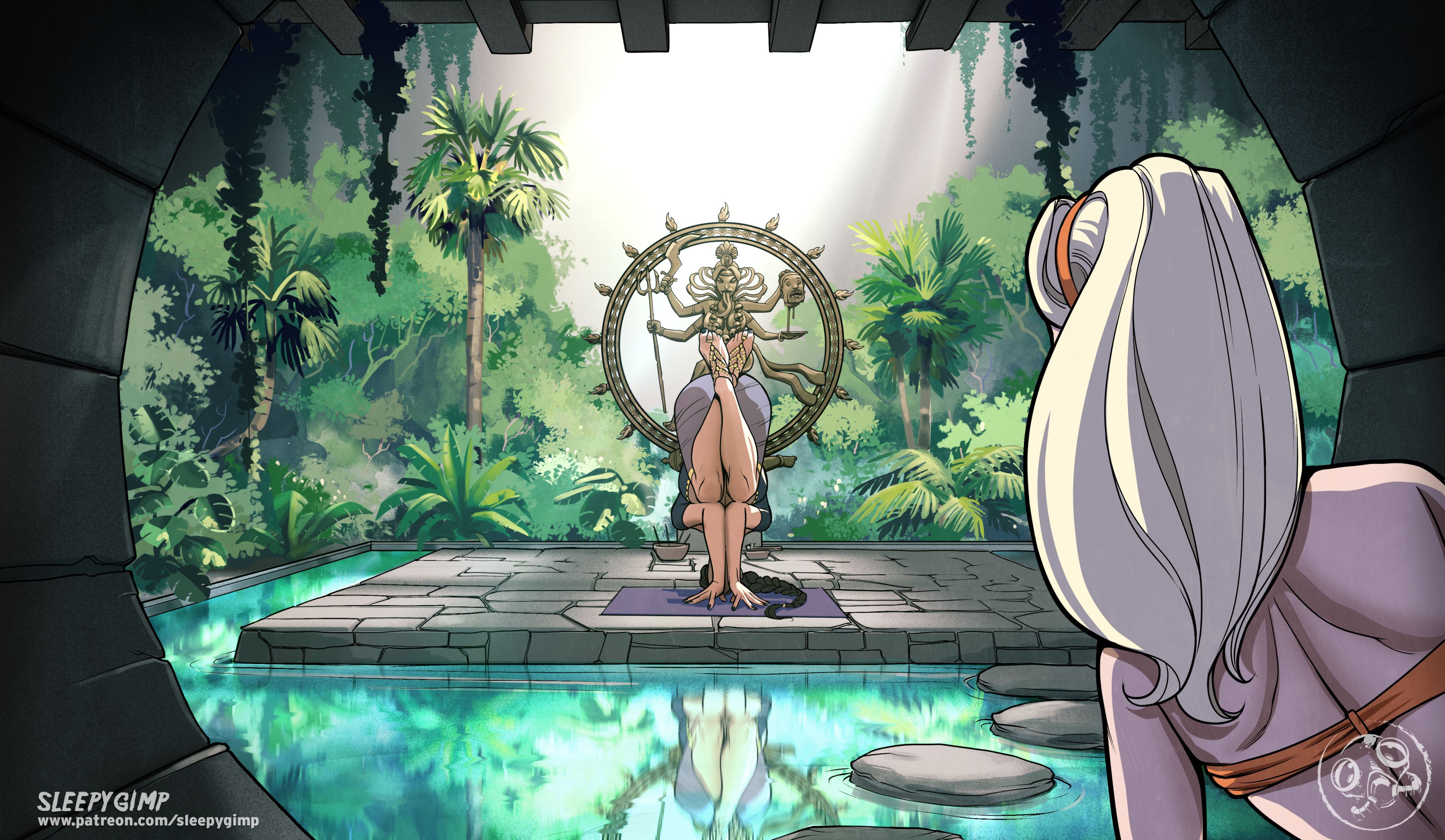 Yoga Hypnosis [Sleepy Gimp] 1.5 . Yoga Hypnosis - Textless - Chapter 1 [Sleepy Gimp] – page 3