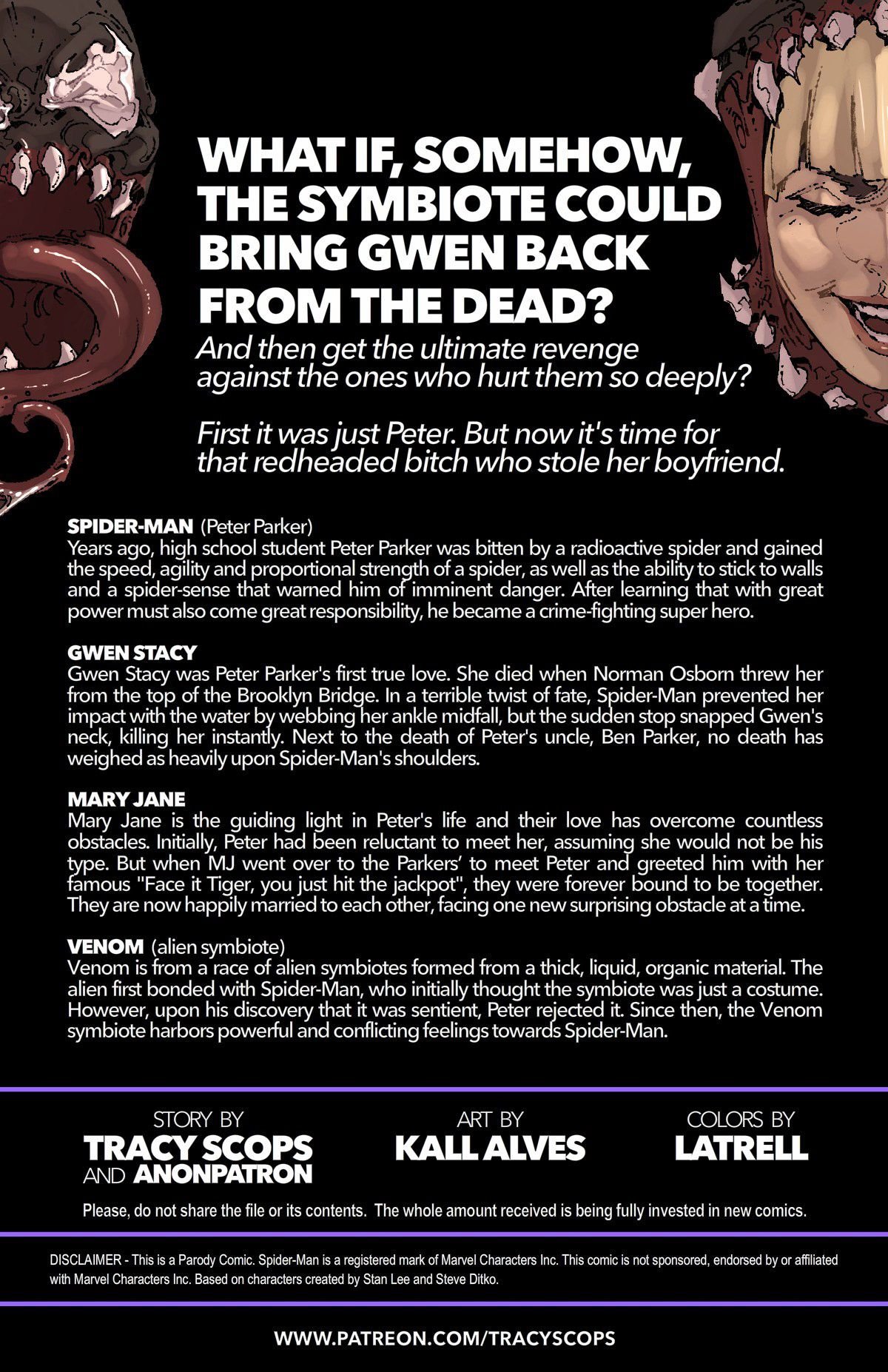Venomess (Spider-Man) [Tracy Scops] 2 . Venomess - Chapter 2 (Spider-Man) [Tracy Scops] – page 2