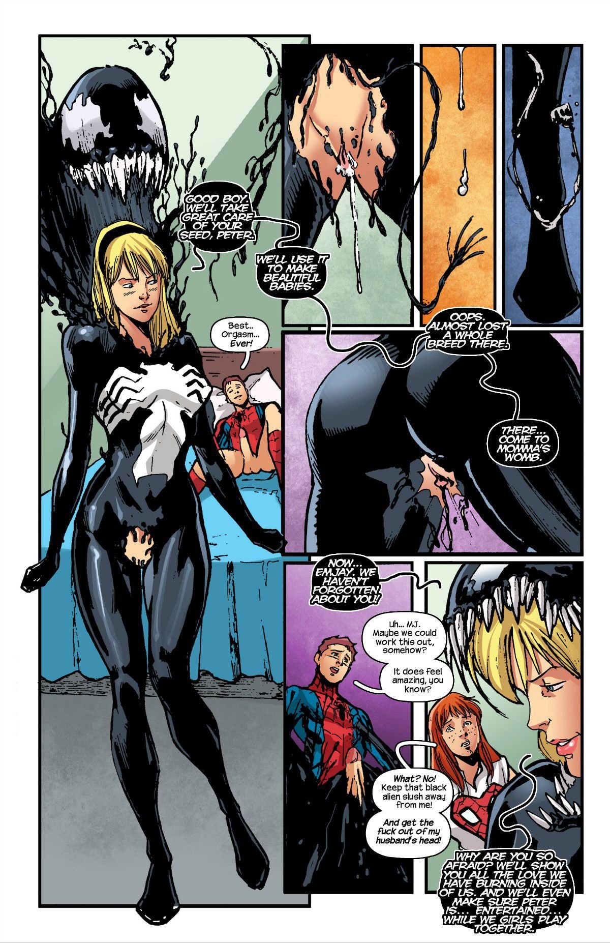 Venomess (Spider-Man) [Tracy Scops] 2 . Venomess - Chapter 2 (Spider-Man) [Tracy Scops] – page 6