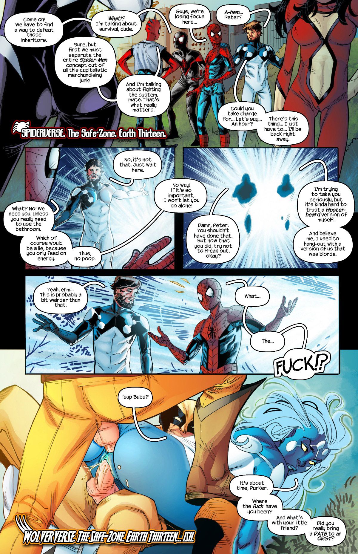 All-Sex Wolververse (Spider-Man , X-Men) [Tracy Scops] 1 . All-Sex Wolververse - Chapter 1 (Spider-Man , X-Men) [Tracy Scops] – page 3