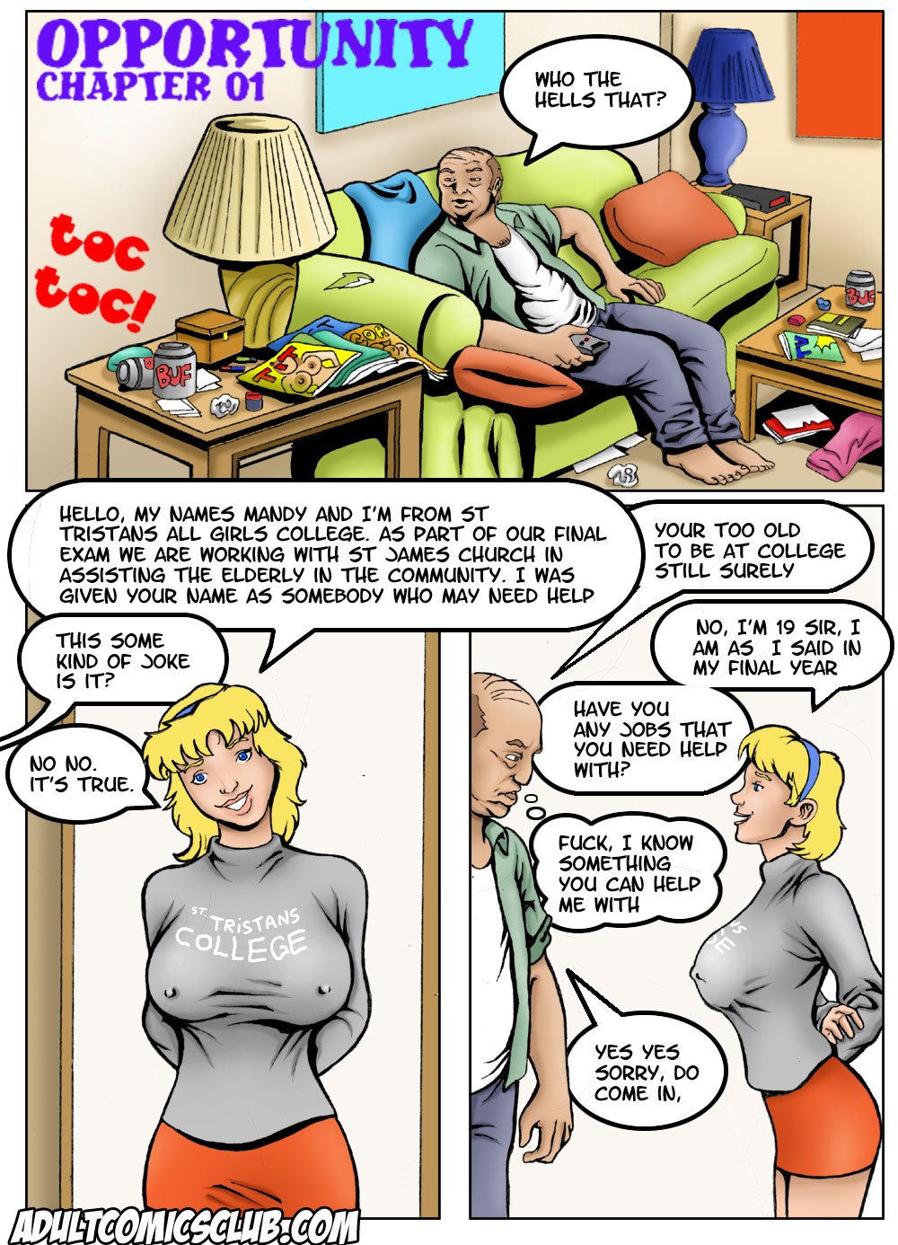 Old Man’s Opportunity [AdultComicsClub] 1 . Old Man's Opportunity - Chapter 1 [AdultComicsClub] – page 1