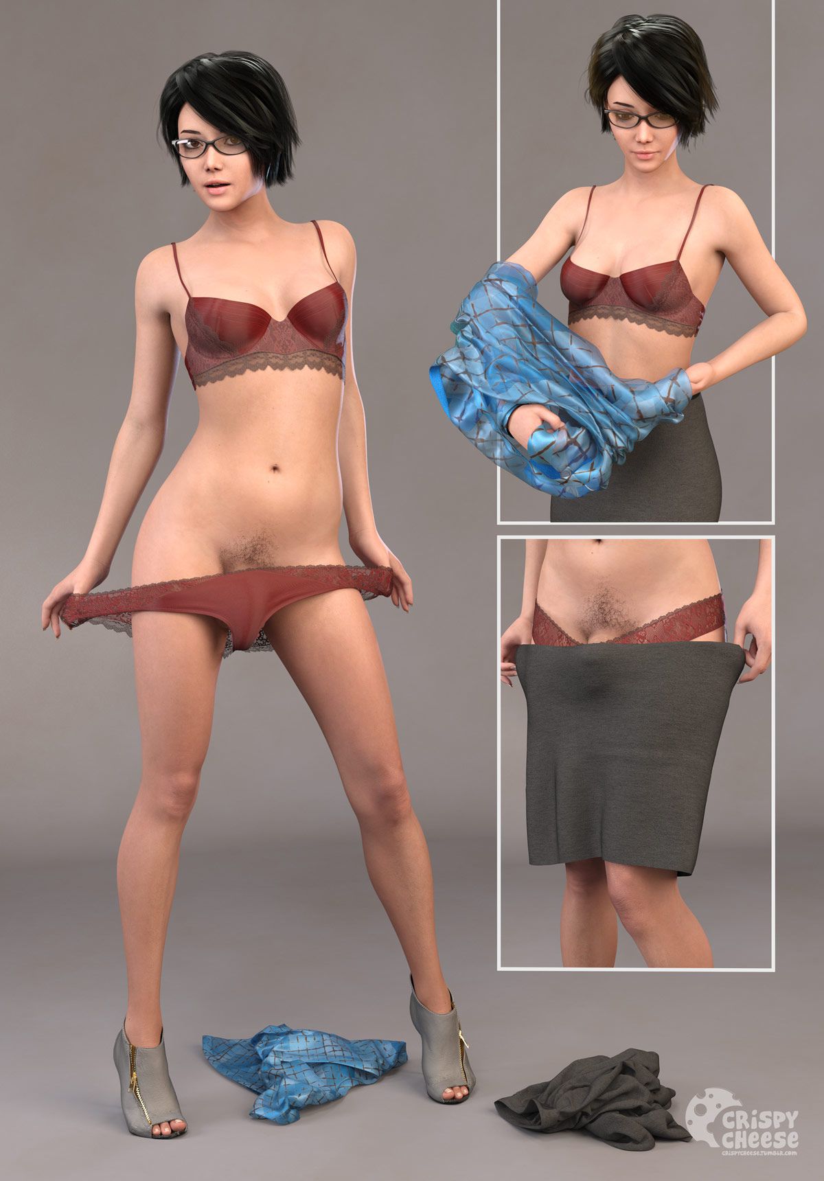 Pinups [Crispy Cheese] 1 . Pinups  - 3D [Crispy Cheese] – page 2
