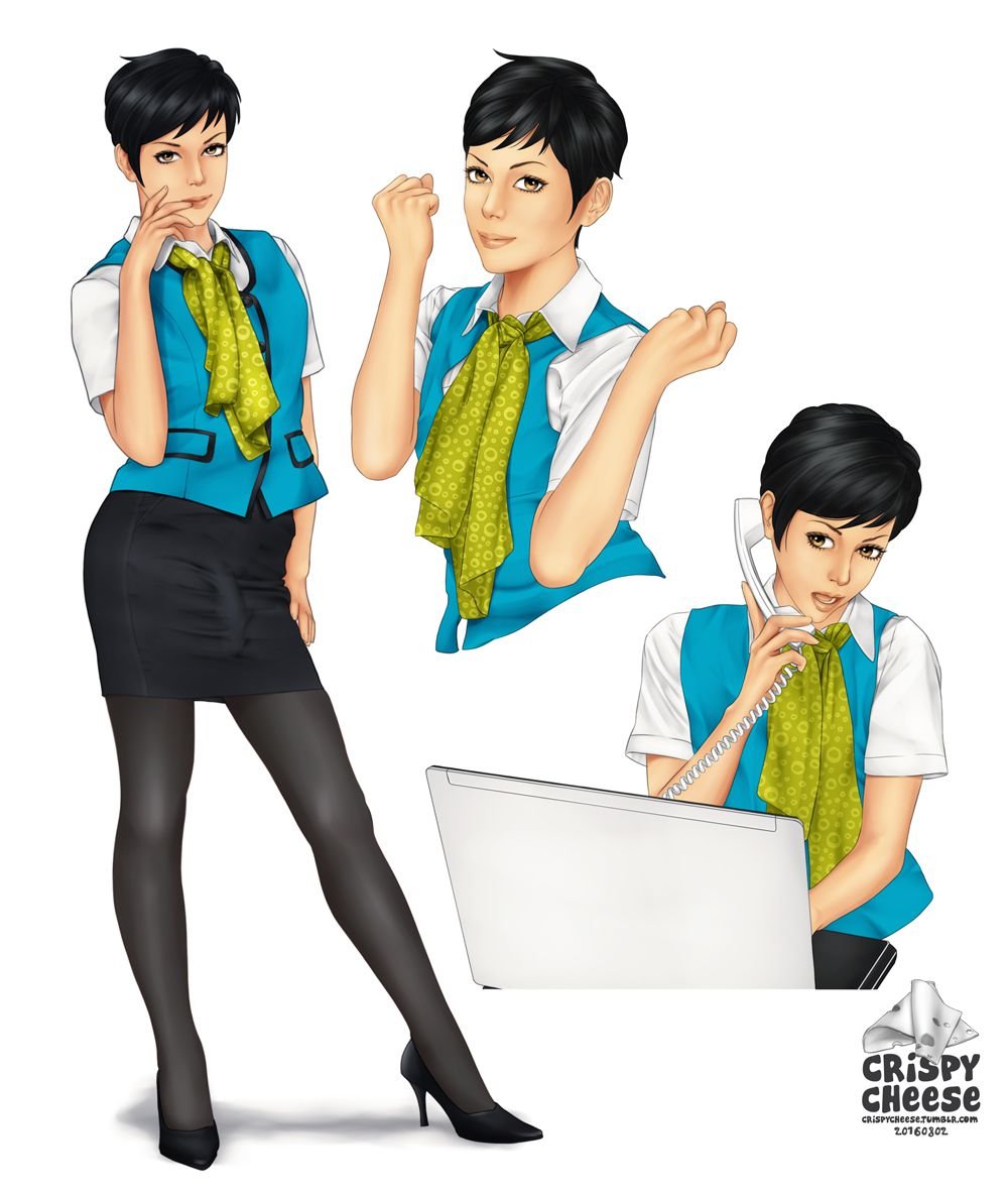Pinups [Crispy Cheese] 2 . Pinups - Western [Crispy Cheese] – page 1
