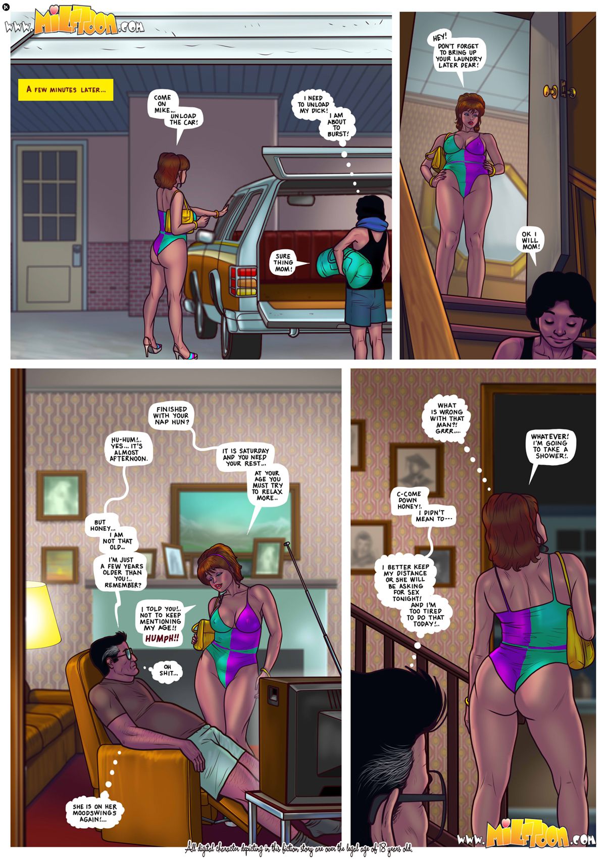 Hornier Things (Stranger Things) [MILFToon] 1 . Hornier Things - Chapter 1 (Stranger Things) [MILFToon] – page 4
