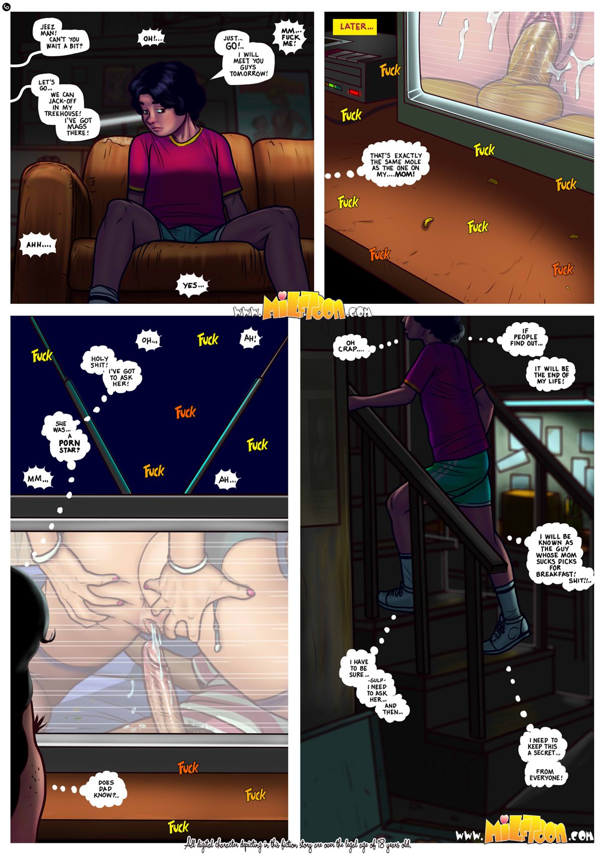 Hornier Things (Stranger Things) [MILFToon] 1 . Hornier Things - Chapter 1 (Stranger Things) [MILFToon] – page 6