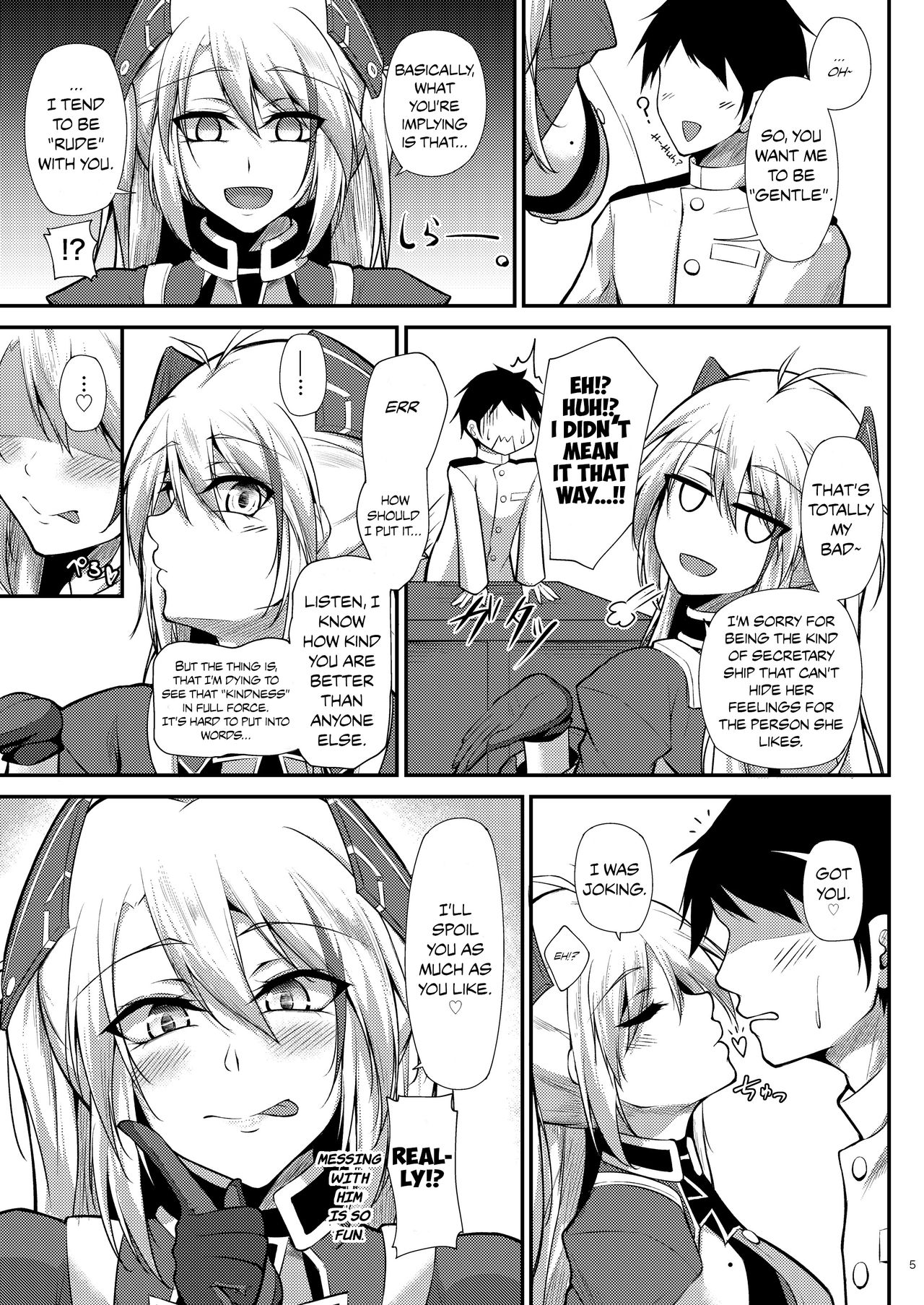 I Want To Be Spoiled By Prinz Eugen!! (Azur Lane) [Oriue Wato] 1 . I Want To Be Spoiled By Prinz Eugen!! - Chapter 1 (Azur Lane) [Oriue Wato] – page 5