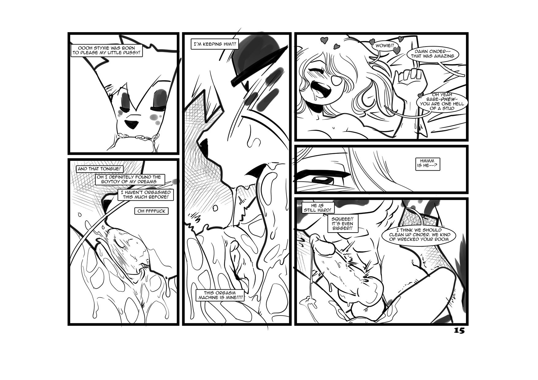 Mrs. DeWiddle And Her Boy Toy [Rabies T Lagomorph] 1 . Mrs. DeWiddle And Her Boy Toy - Chapter 1 [Rabies T Lagomorph] – page 15
