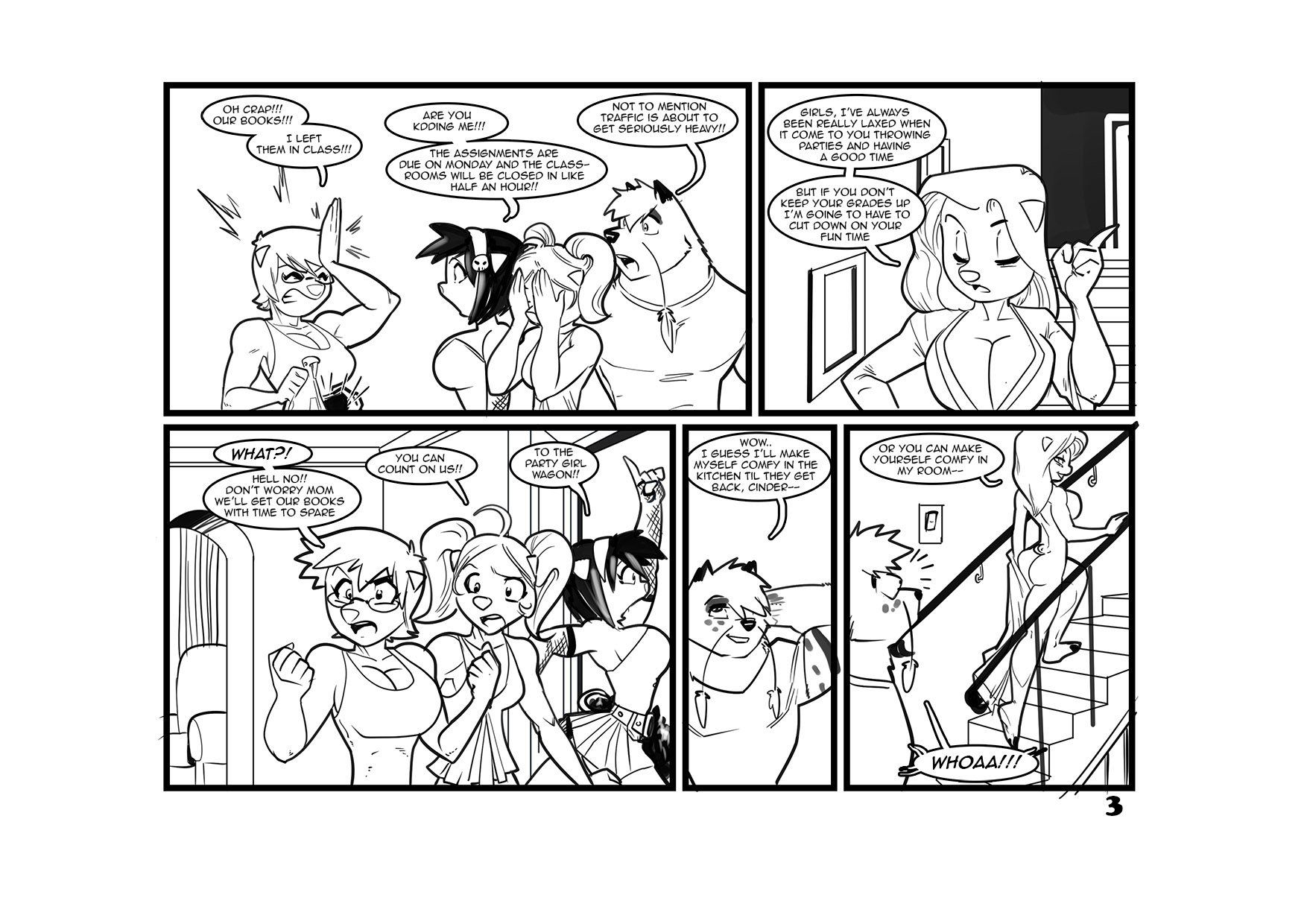Mrs. DeWiddle And Her Boy Toy [Rabies T Lagomorph] 1 . Mrs. DeWiddle And Her Boy Toy - Chapter 1 [Rabies T Lagomorph] – page 4