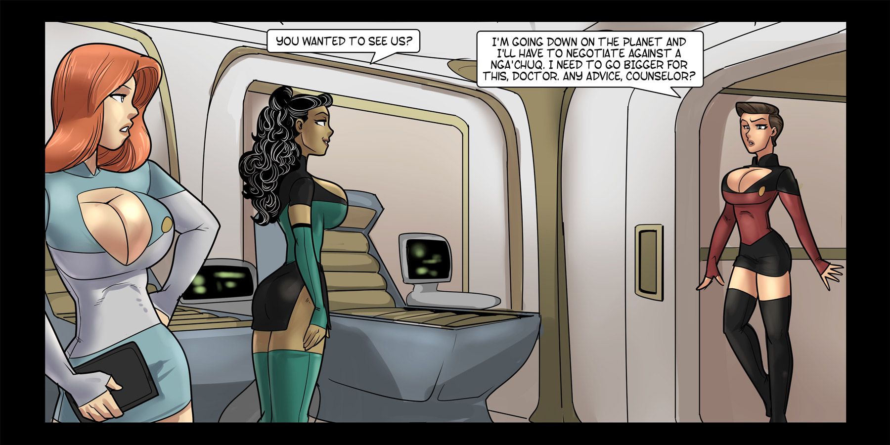 Galaxy Jaunt (Star Trek) [Rabies T Lagomorph] 1 . Galaxy Jaunt - Chapter 1 [Rabies T Lagomorph] – page 12