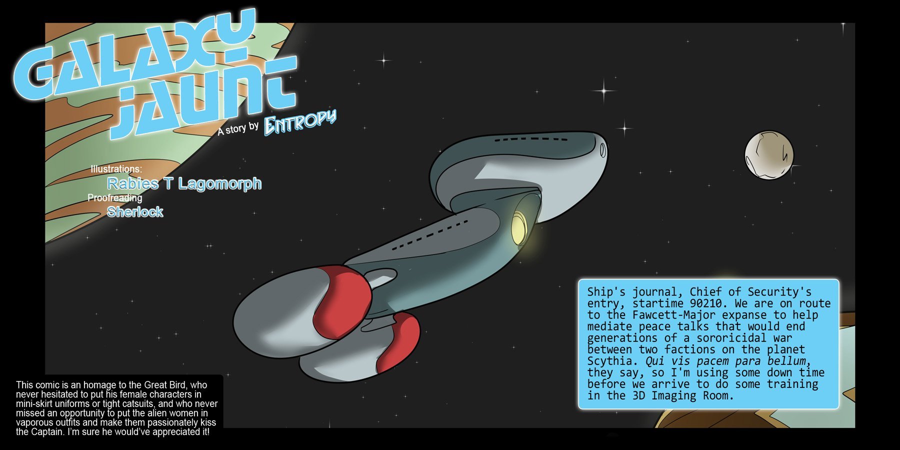 Galaxy Jaunt (Star Trek) [Rabies T Lagomorph] 2 . Galaxy Jaunt - Chapter 2 [Rabies T Lagomorph] – page 1