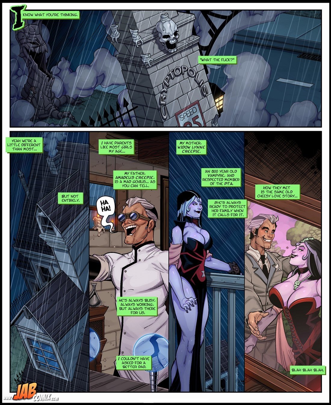 The Creepies [JABComix] 1 . The Creepies - Chapter 1 [JABComix] – page 2