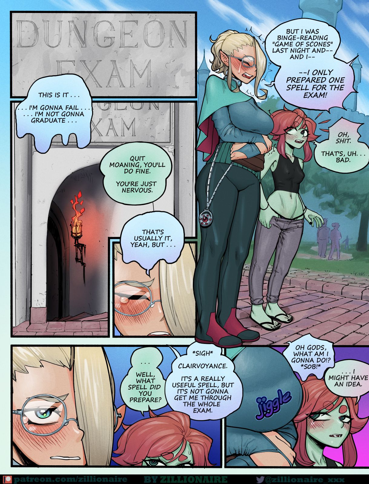 Dungeon Exam [Zillionaire] 1 . Dungeon Exam  - Chapter 1 [Zillionaire] – page 1