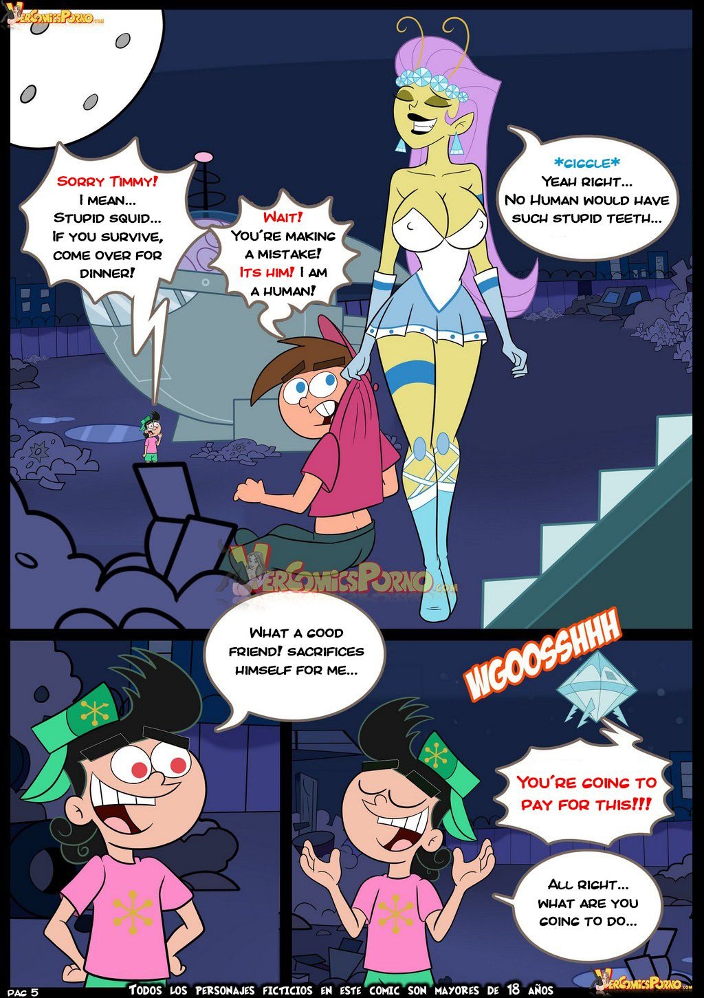 Breaking The Rules! (The Fairly OddParents) [Croc] 4 . Breaking The Rules!  - Chapter 4 (The Fairly OddParents) [Croc] – page 6