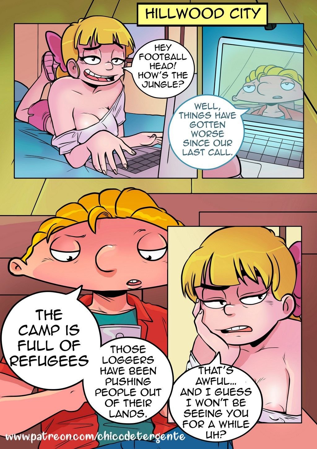 Hey Helga! (Hey Arnold!) [Ero-Mantic] 1 . Hey Helga! - Chapter 1 (Hey Arnold!) [Ero-Mantic] – page 2