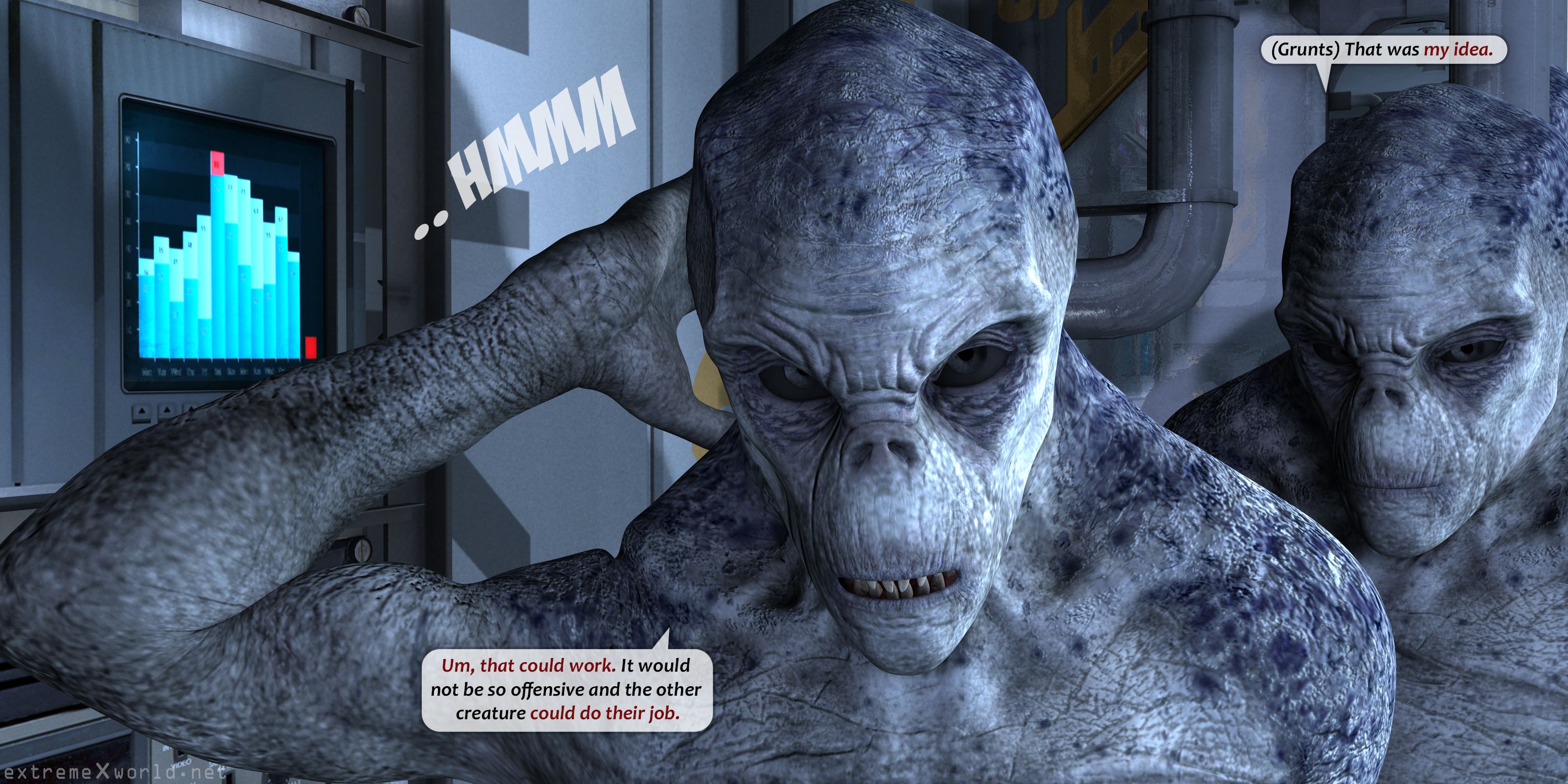 Aliens [ExtremeXWorld] 1 . Aliens - Chapter 1 [ExtremeXWorld] – page 34