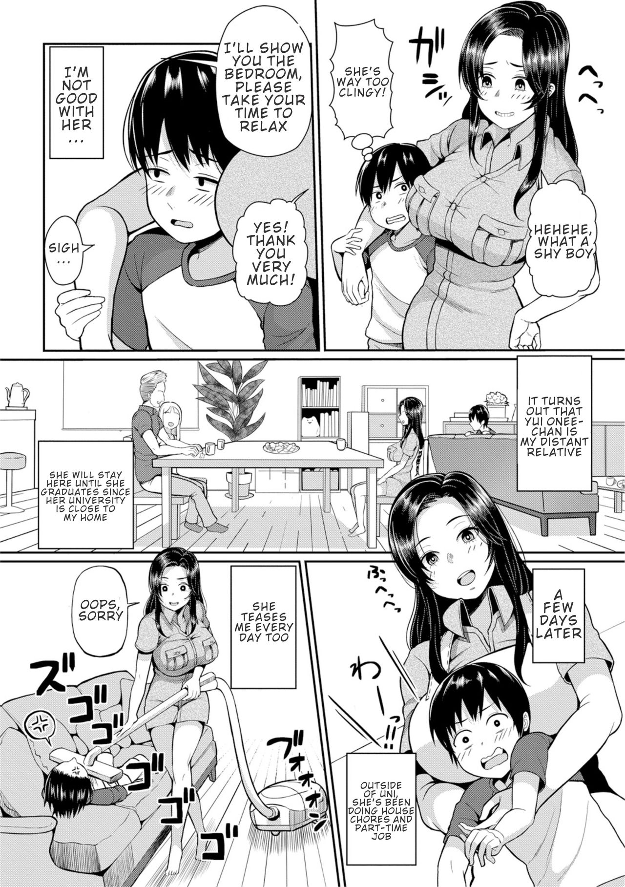 Freeloader College Girl And Shota Boy [Kayumidome] 1 . Freeloader College Girl And Shota Boy - Chapter 1 [Kayumidome] – page 4
