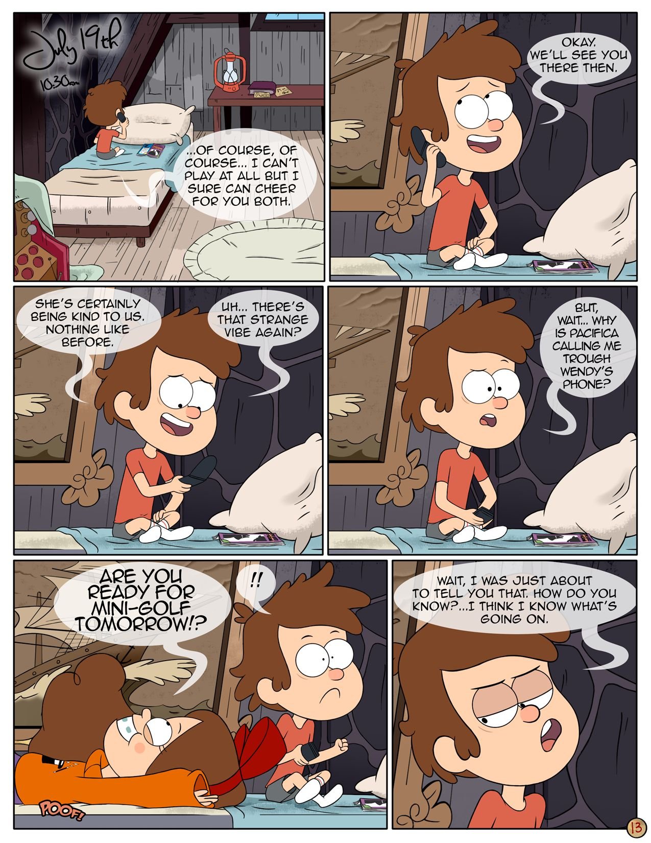 Next Summer (Gravity Falls) [Area] 1 . Next Summer - Chapter 1 (Gravity Falls) [Area] – page 14