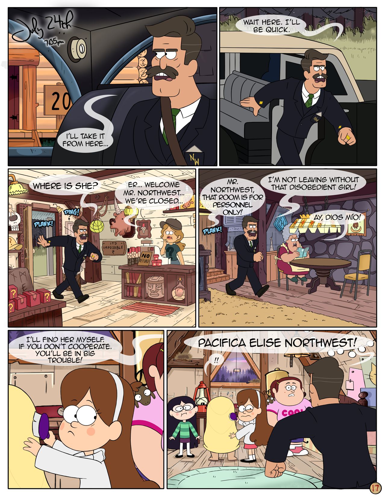 Next Summer (Gravity Falls) [Area] 1 . Next Summer - Chapter 1 (Gravity Falls) [Area] – page 18