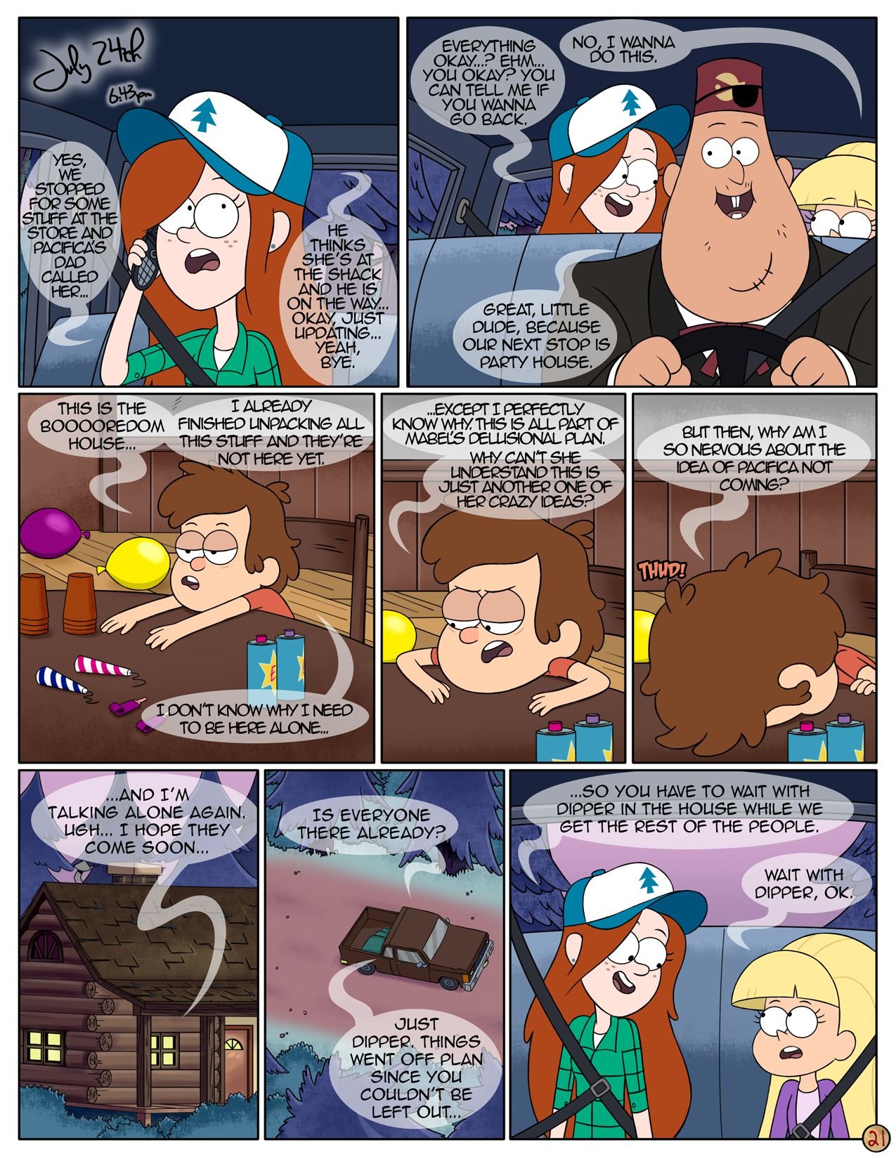 Next Summer (Gravity Falls) [Area] 1 . Next Summer - Chapter 1 (Gravity Falls) [Area] – page 22
