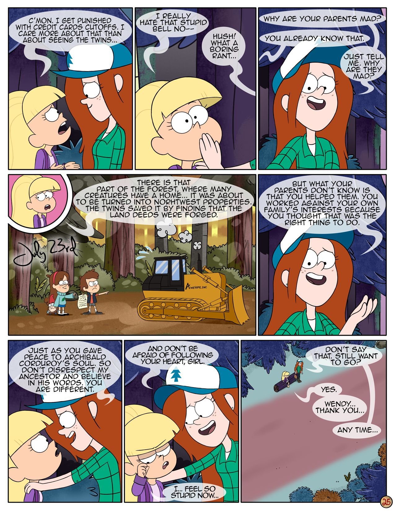Next Summer (Gravity Falls) [Area] 1 . Next Summer - Chapter 1 (Gravity Falls) [Area] – page 26