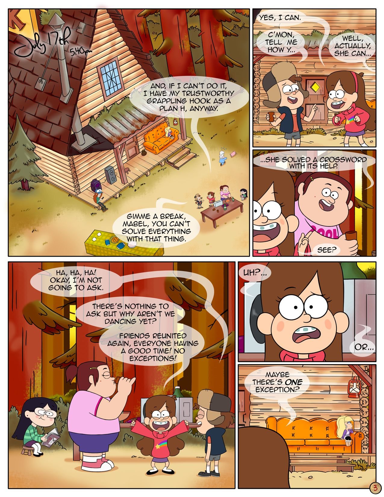 Next Summer (Gravity Falls) [Area] 1 . Next Summer - Chapter 1 (Gravity Falls) [Area] – page 4