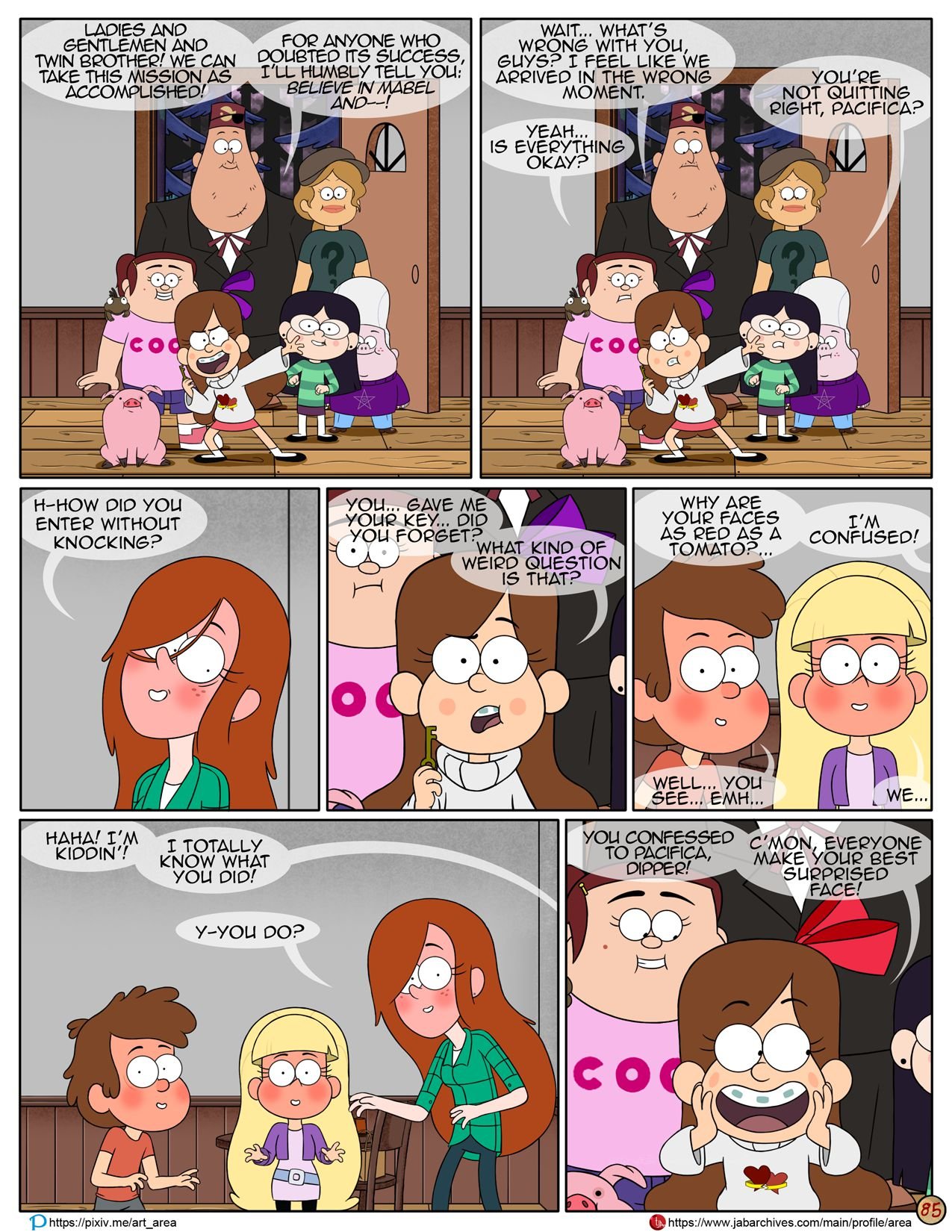 Next Summer (Gravity Falls) [Area] 1 . Next Summer - Chapter 1 (Gravity Falls) [Area] – page 86