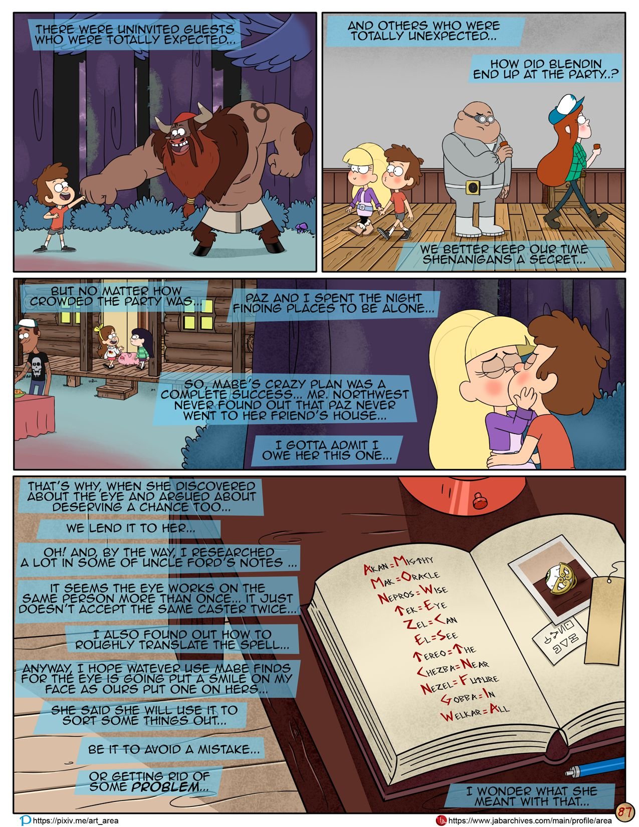 Next Summer (Gravity Falls) [Area] 1 . Next Summer - Chapter 1 (Gravity Falls) [Area] – page 88