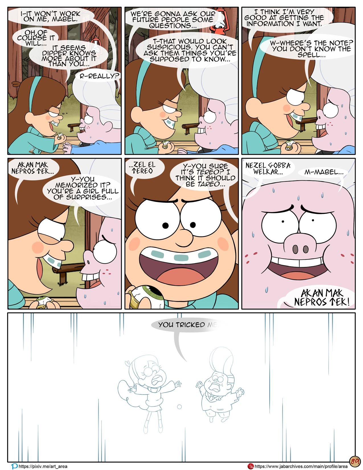 Next Summer (Gravity Falls) [Area] 1 . Next Summer - Chapter 1 (Gravity Falls) [Area] – page 90