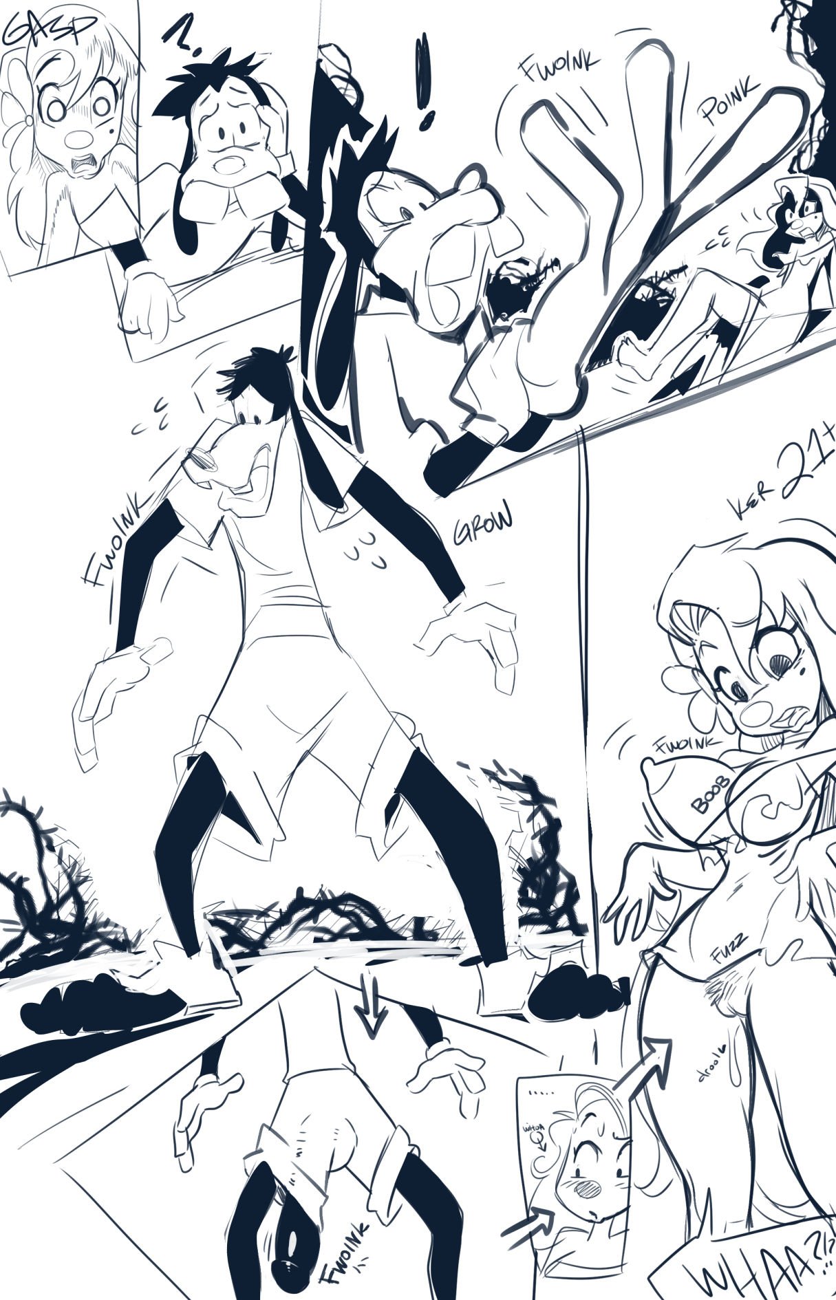 Goof Off (Goof Troop) [Fred Perry] 1 . Goof Off - Chapter 1 (Goof Troop) [Fred Perry] – page 1