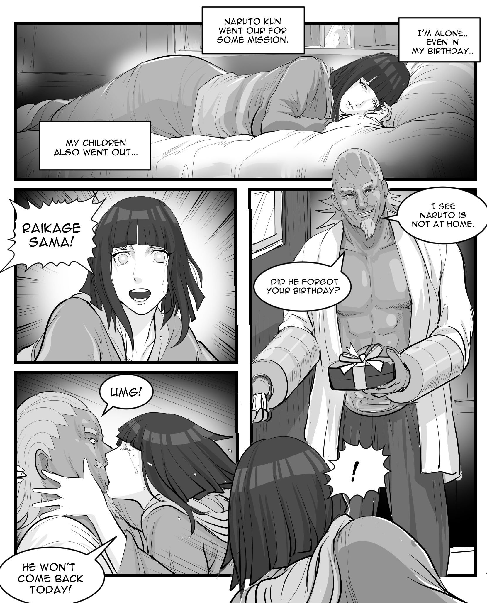Late Birthday Present (Naruto) [RaikageArt | Sichan] 1 . Late Birthday Present - Chapter 1 (Naruto) [RaikageArt | Sichan] – page 2