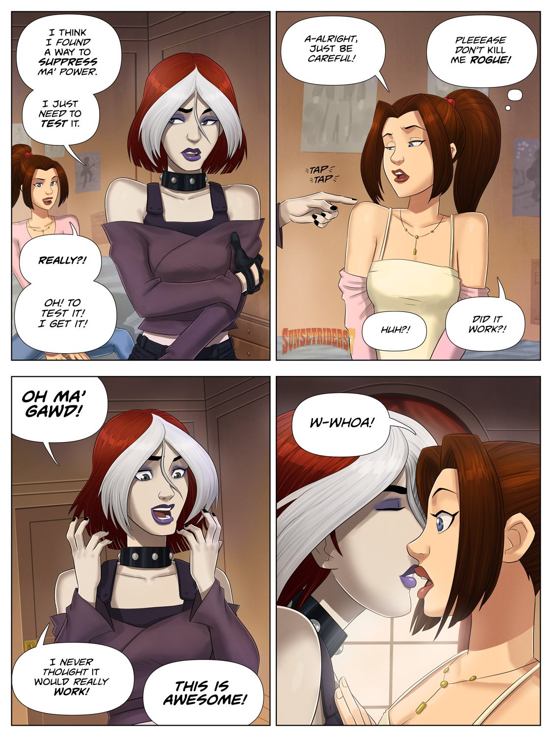 Rogue Lust – Powerslave (X-Men – Evolution) [SunSetRiders7 , GunSmoke] 1 . Rogue Lust - Powerslave - Chapter 1 (X-Men - Evolution) [SunSetRiders7 , GunSmoke] – page 4