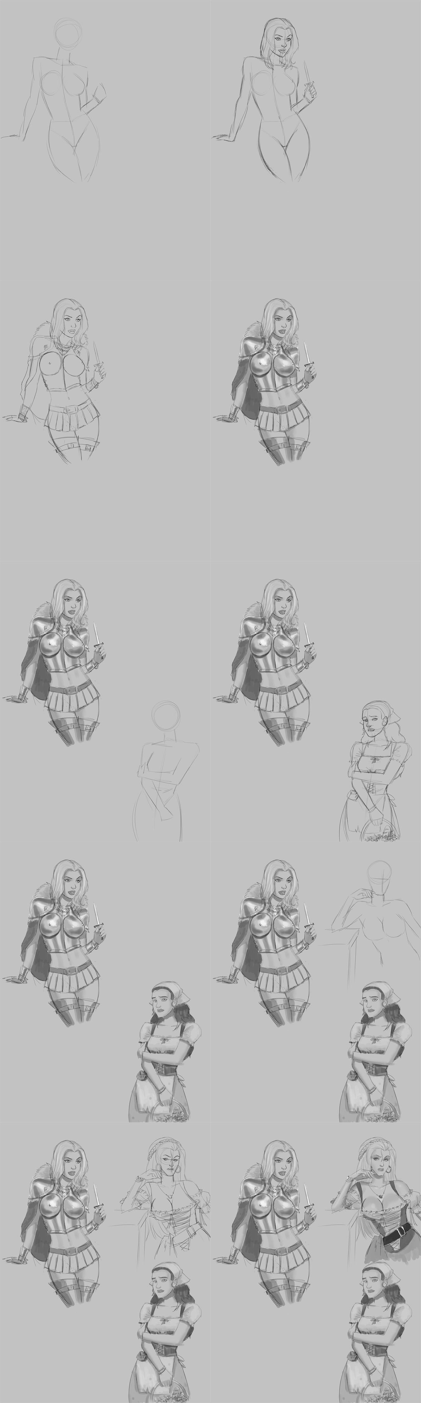 Artworks, Pinups And More [SunSetRiders7 , GunSmoke] Sketch and Bonus Art - [SunSetRiders7 , GunSmoke] – page 112