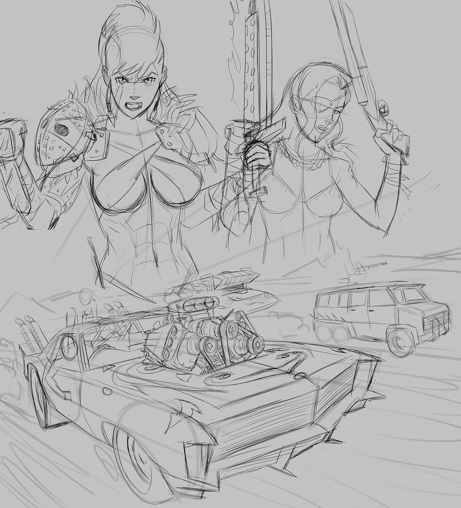 Artworks, Pinups And More [SunSetRiders7 , GunSmoke] Sketch and Bonus Art - [SunSetRiders7 , GunSmoke] – page 65