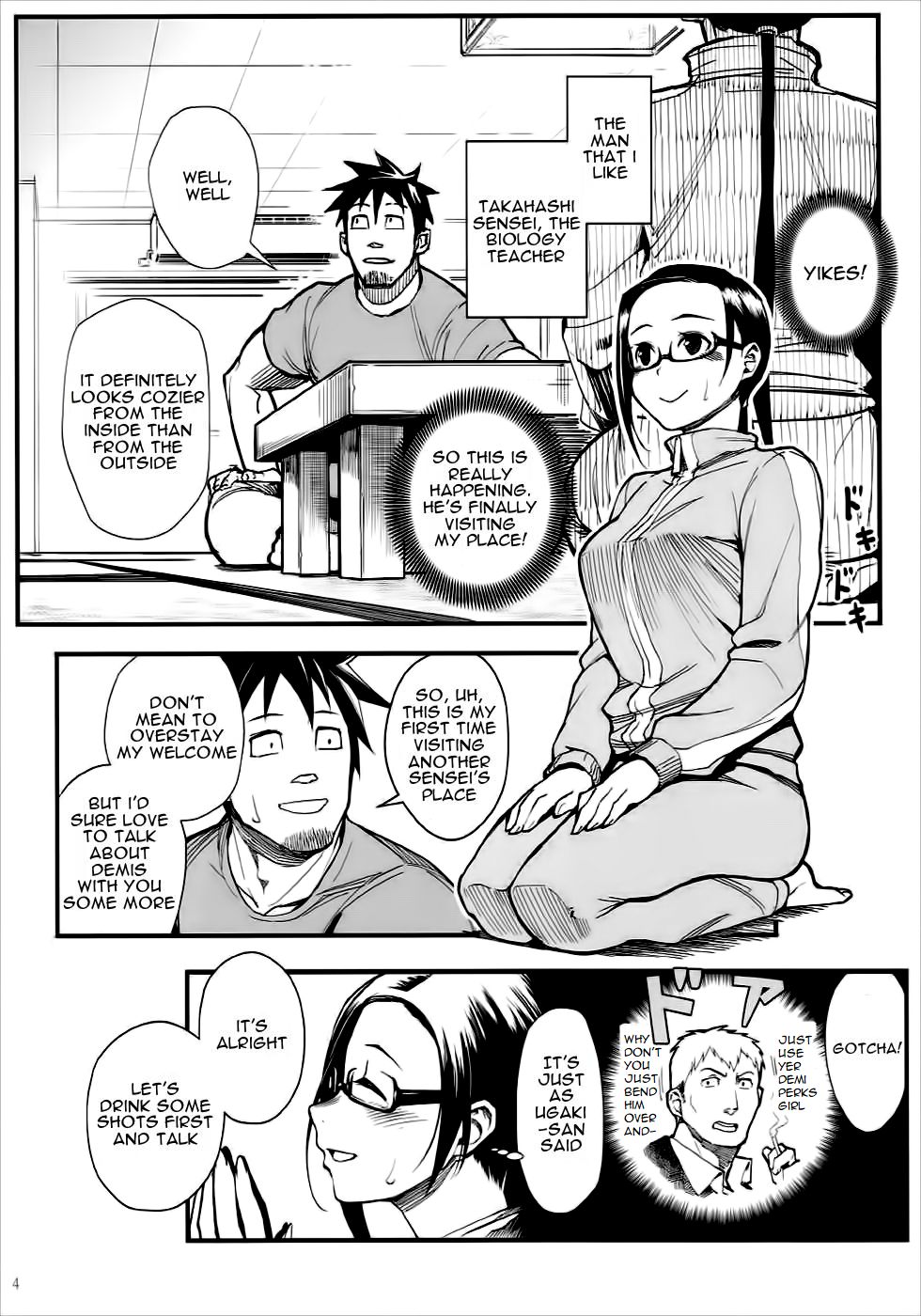 Satou-sensei wa Kataritai (Interviews with Monster Girls) [Matsuka] 1 . Satou-sensei wa Kataritai  - Chapter 1 (Interviews with Monster Girls) [Matsuka] – page 3