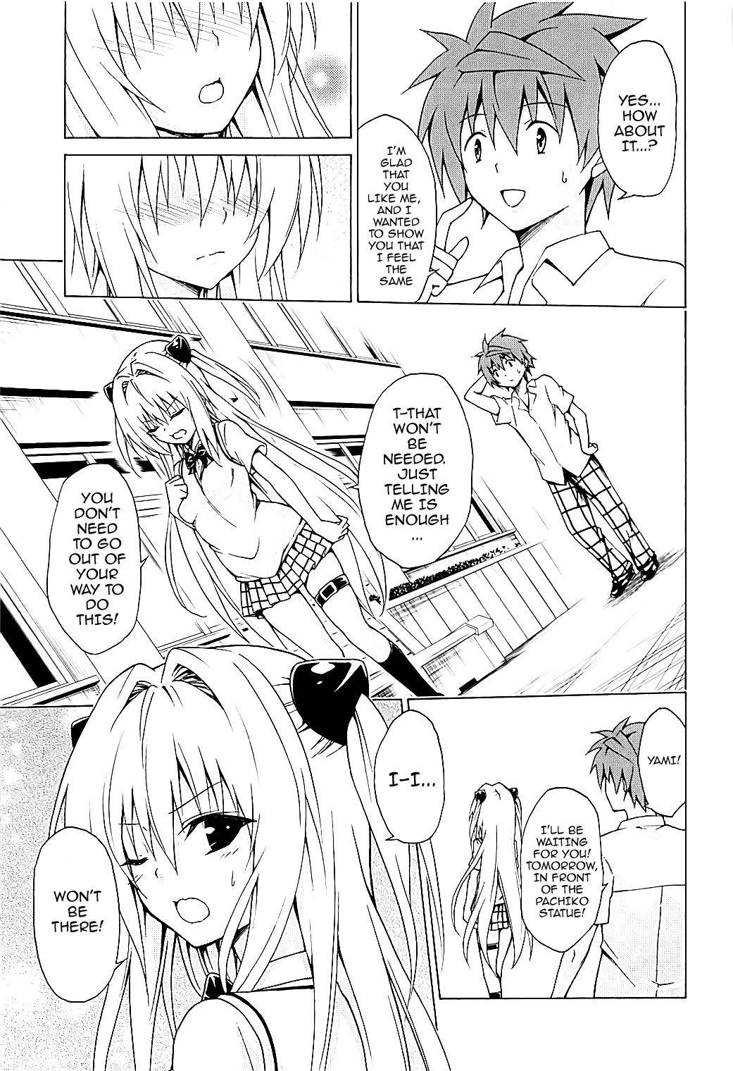 Mezase! Rakuen Keikaku (To Love-Ru) [Kasukabe Taro] 4 . Mezase! Rakuen Keikaku - Chapter 4 (To Love-Ru) [Kasukabe Taro] – page 4