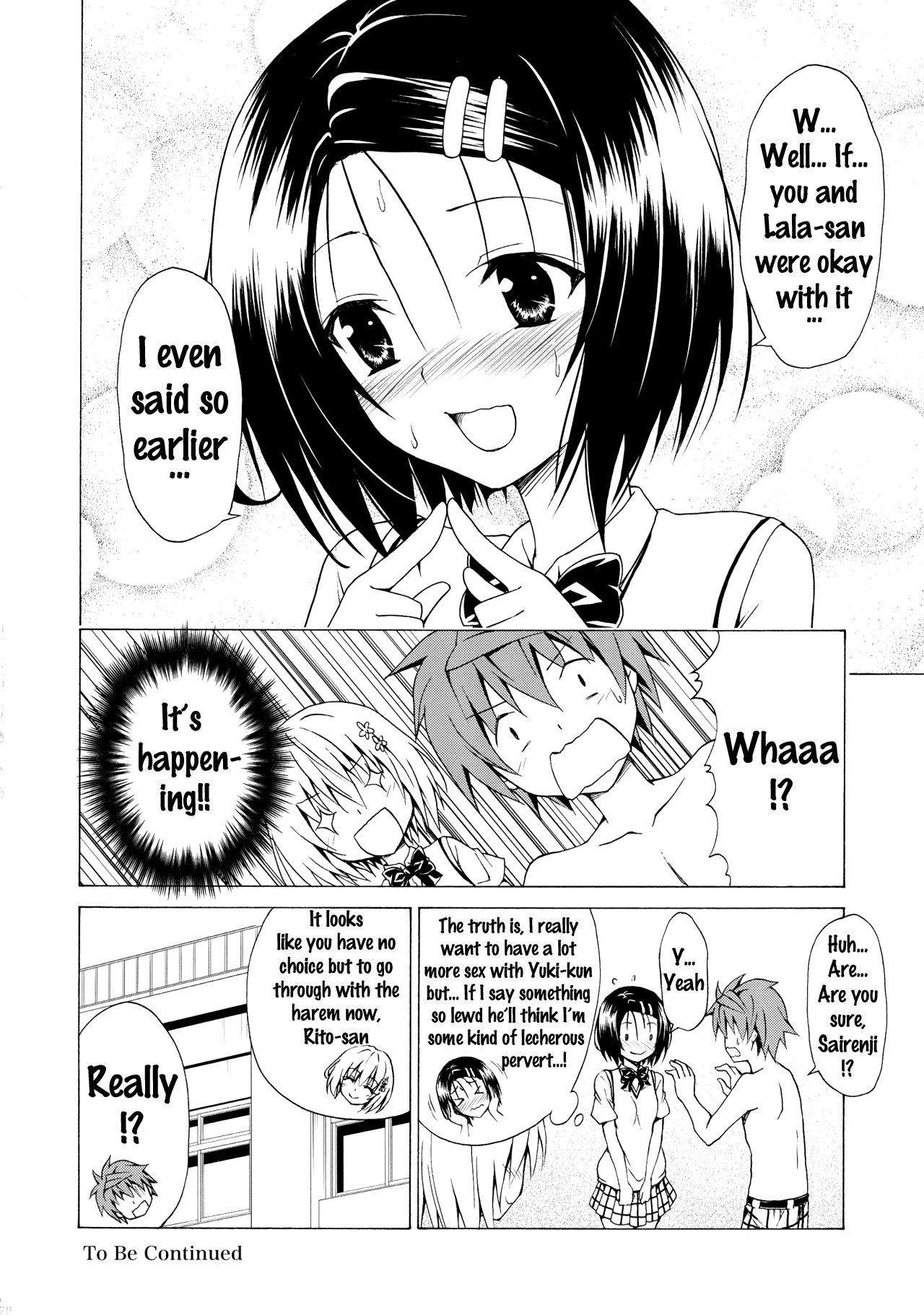Mezase! Rakuen Keikaku (To Love-Ru) [Kasukabe Taro] 2 . Mezase! Rakuen Keikaku - Chapter 2 (To Love-Ru) [Kasukabe Taro] – page 35