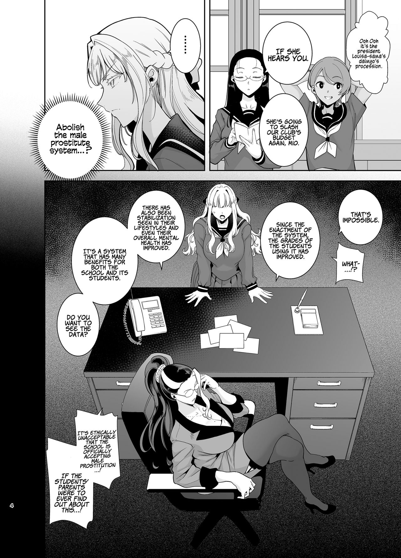 Seika Girls’ Academy High School’s Official Rod Oji-san [Kurosu Gatari] 4 . Seika Jogakuin Koutoubu Koun in Sao Oji-san - Chapter 4 [Kurosu Gatari] – page 3