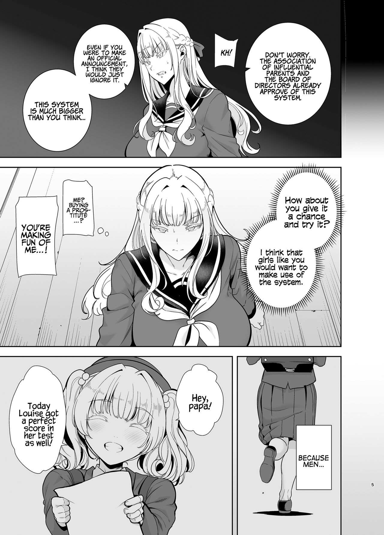 Seika Girls’ Academy High School’s Official Rod Oji-san [Kurosu Gatari] 4 . Seika Jogakuin Koutoubu Koun in Sao Oji-san - Chapter 4 [Kurosu Gatari] – page 4