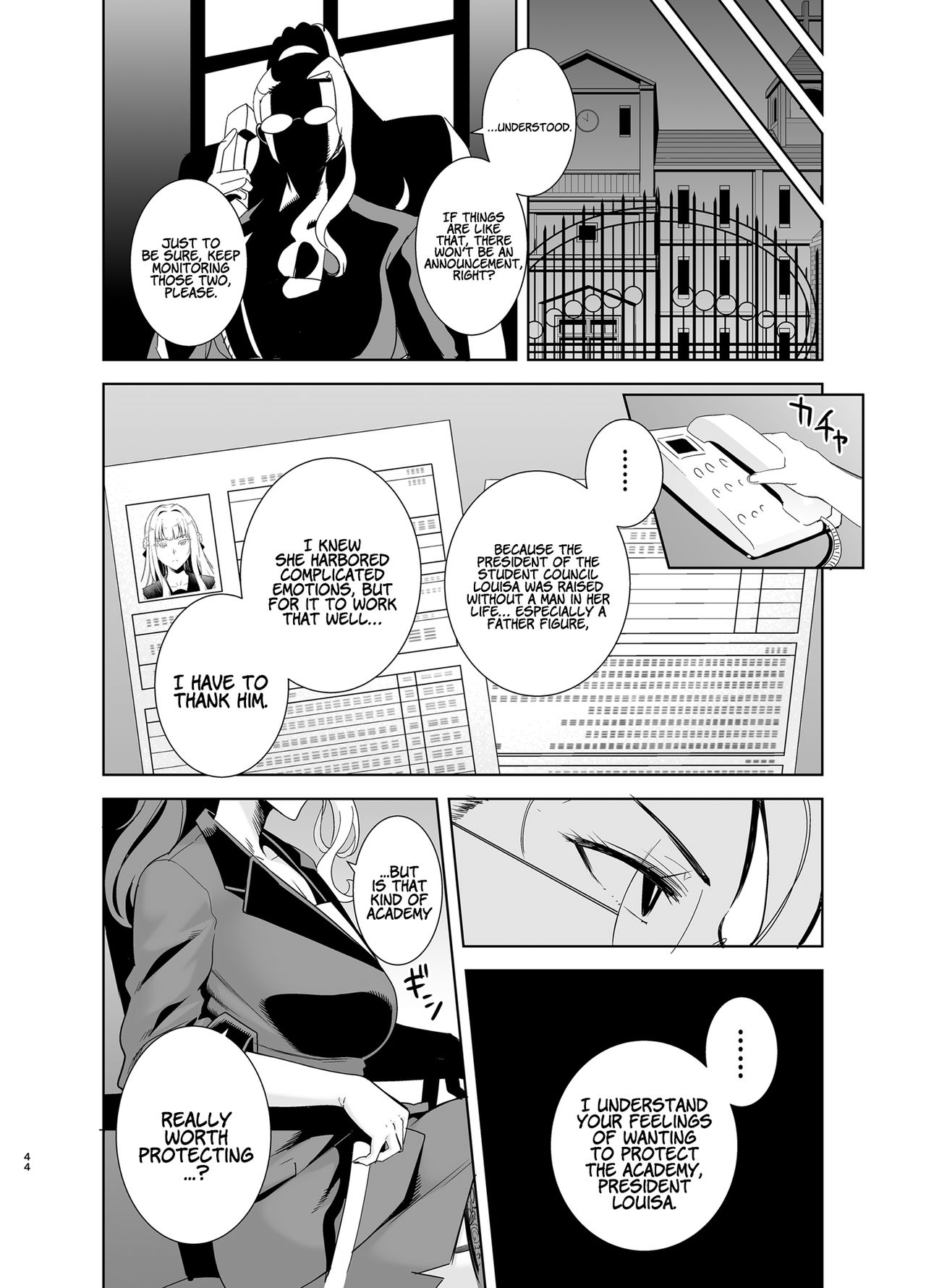 Seika Girls’ Academy High School’s Official Rod Oji-san [Kurosu Gatari] 4 . Seika Jogakuin Koutoubu Koun in Sao Oji-san - Chapter 4 [Kurosu Gatari] – page 43