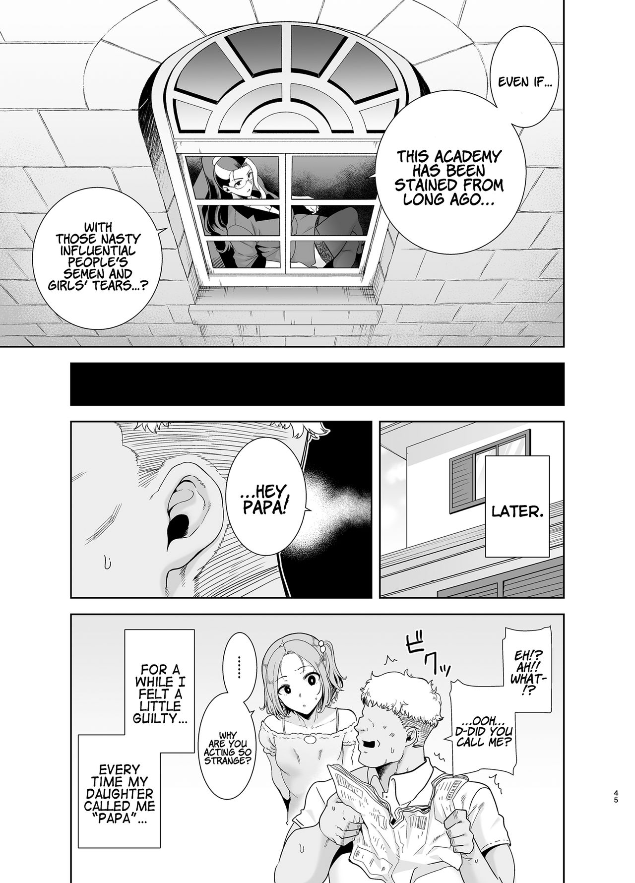 Seika Girls’ Academy High School’s Official Rod Oji-san [Kurosu Gatari] 4 . Seika Jogakuin Koutoubu Koun in Sao Oji-san - Chapter 4 [Kurosu Gatari] – page 44