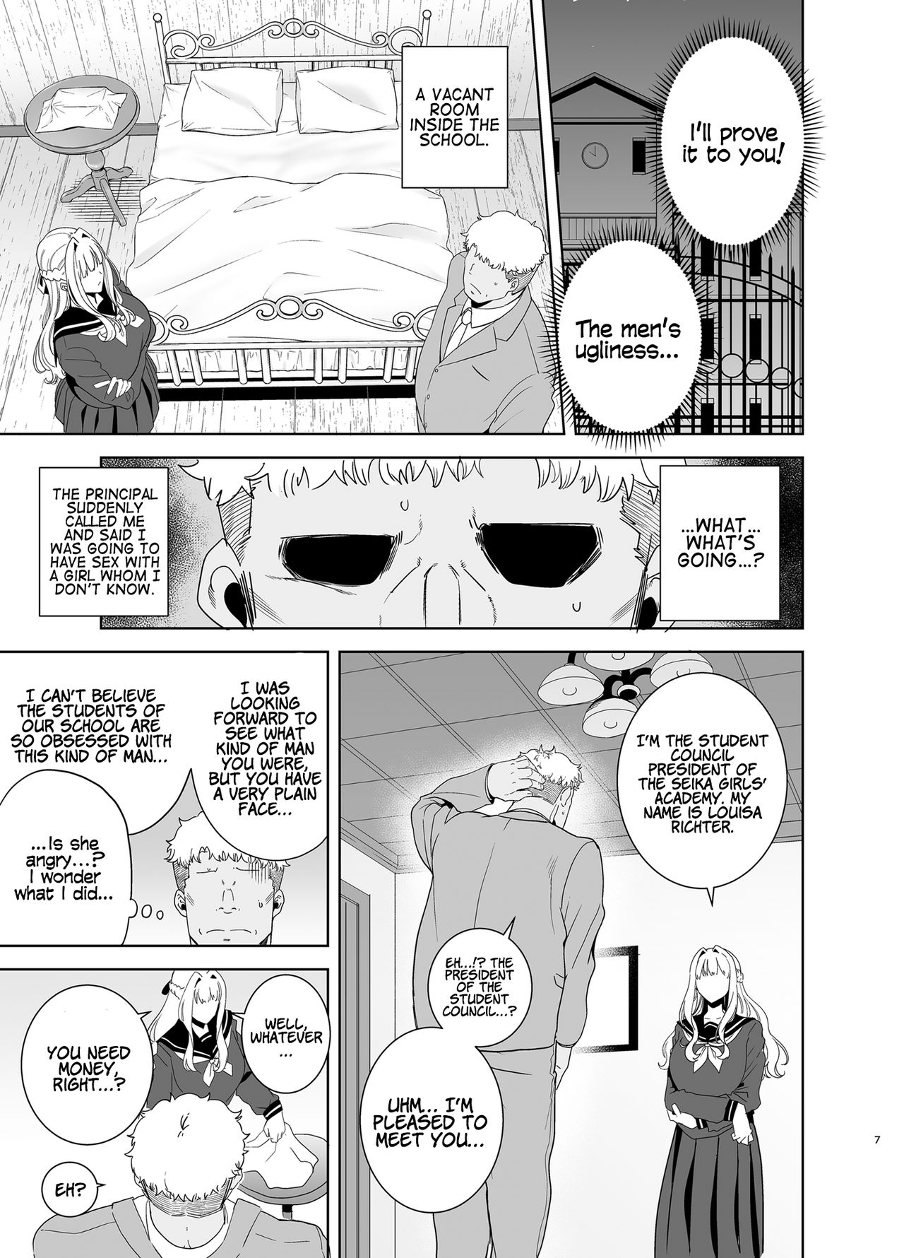 Seika Girls’ Academy High School’s Official Rod Oji-san [Kurosu Gatari] 4 . Seika Jogakuin Koutoubu Koun in Sao Oji-san - Chapter 4 [Kurosu Gatari] – page 6