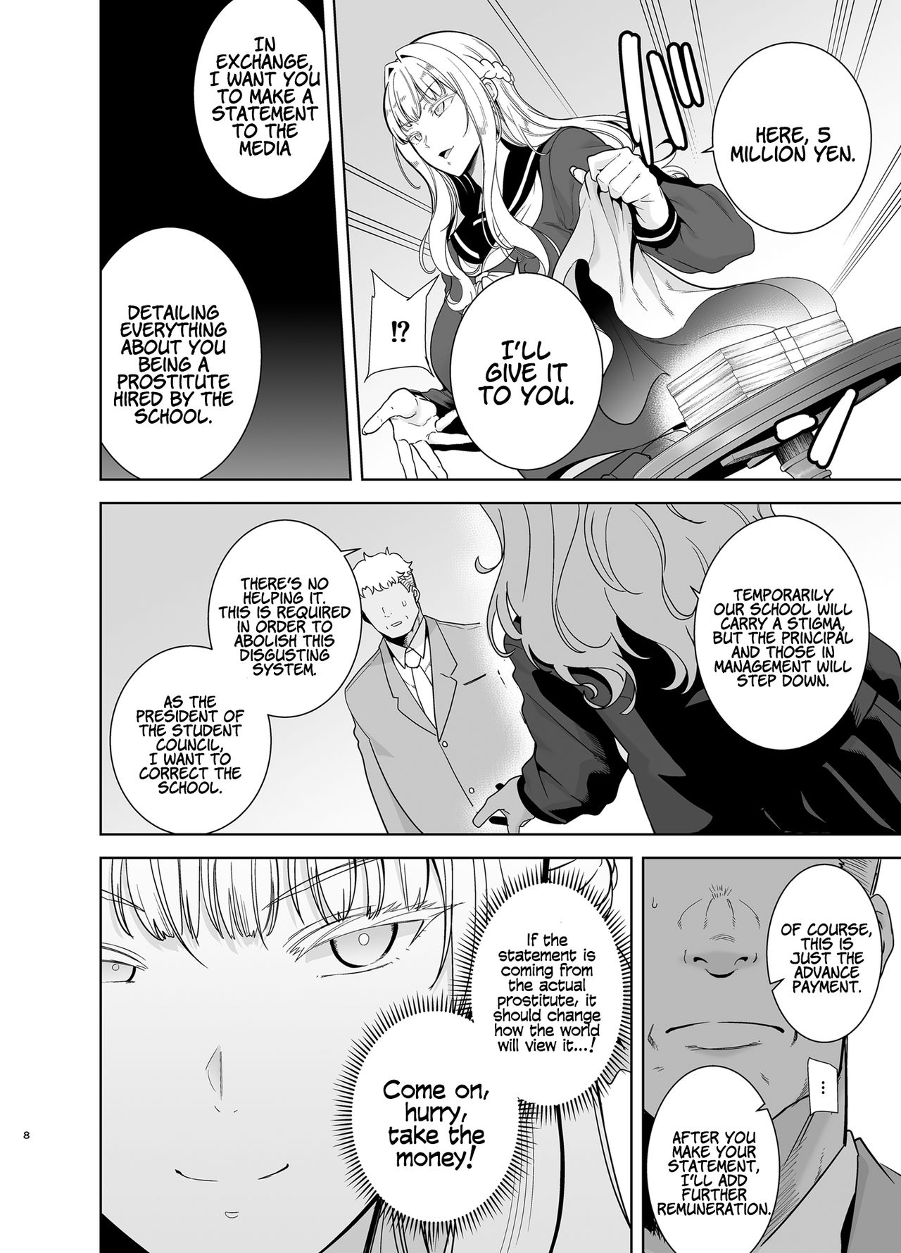 Seika Girls’ Academy High School’s Official Rod Oji-san [Kurosu Gatari] 4 . Seika Jogakuin Koutoubu Koun in Sao Oji-san - Chapter 4 [Kurosu Gatari] – page 7