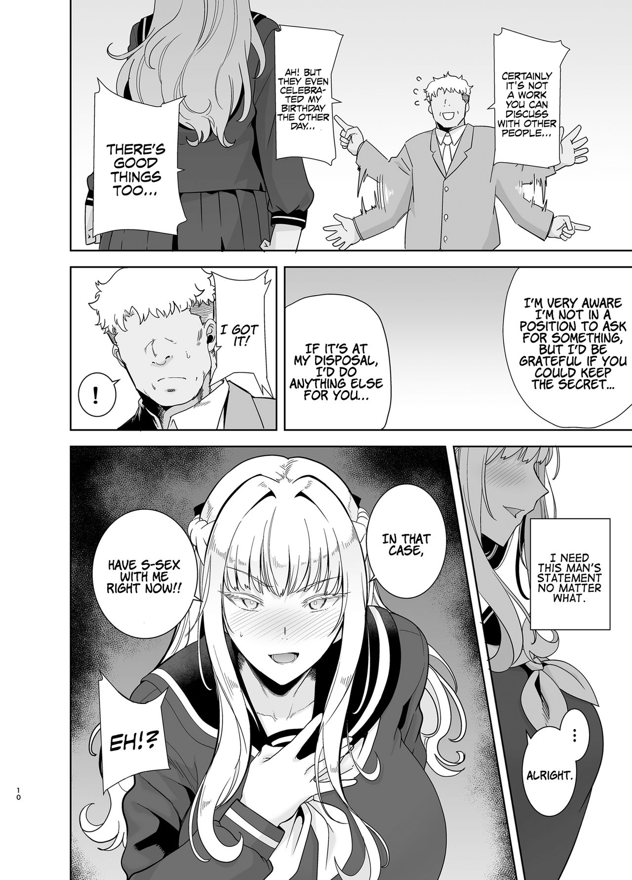 Seika Girls’ Academy High School’s Official Rod Oji-san [Kurosu Gatari] 4 . Seika Jogakuin Koutoubu Koun in Sao Oji-san - Chapter 4 [Kurosu Gatari] – page 9