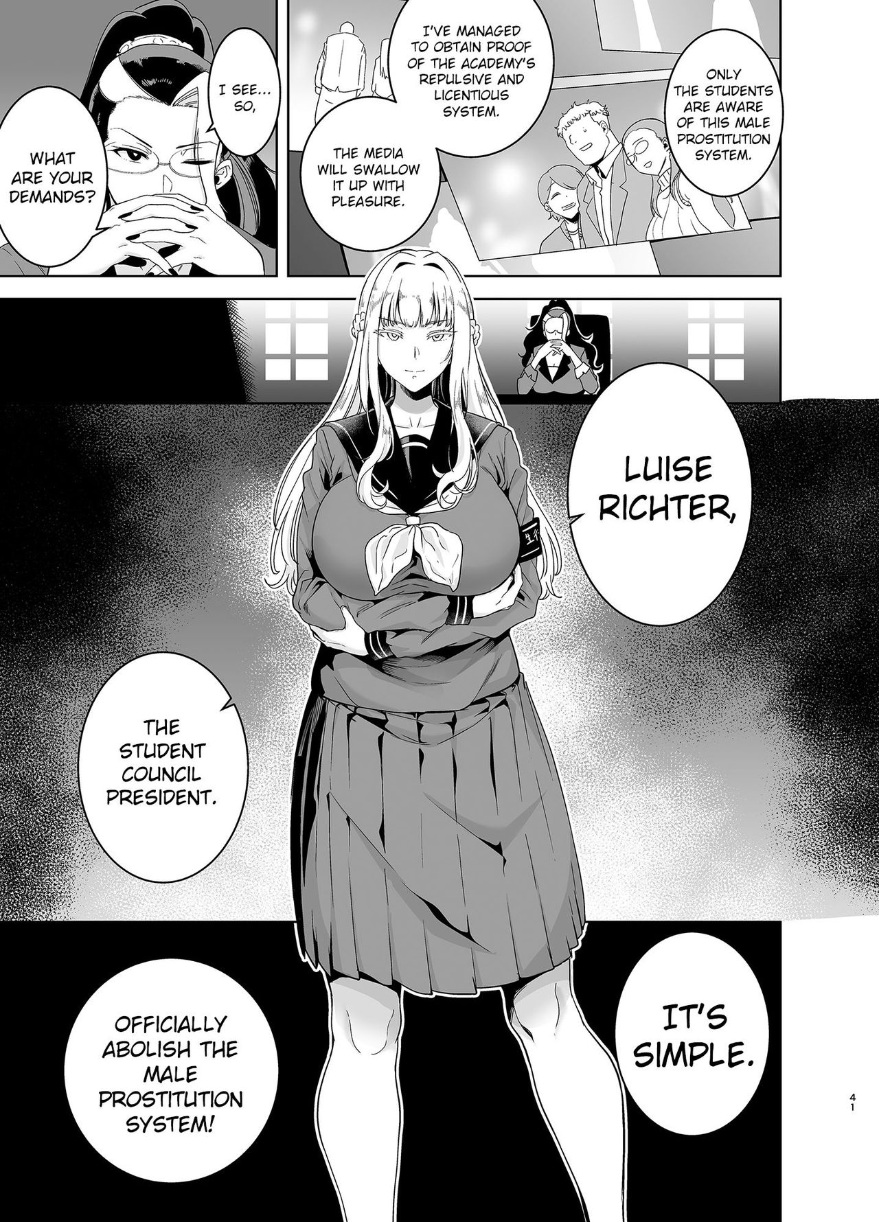 Seika Girls’ Academy High School’s Official Rod Oji-san [Kurosu Gatari] 3 . Seika Jogakuin Koutoubu Koun in Sao Oji-san - Chapter 3 [Kurosu Gatari] – page 40