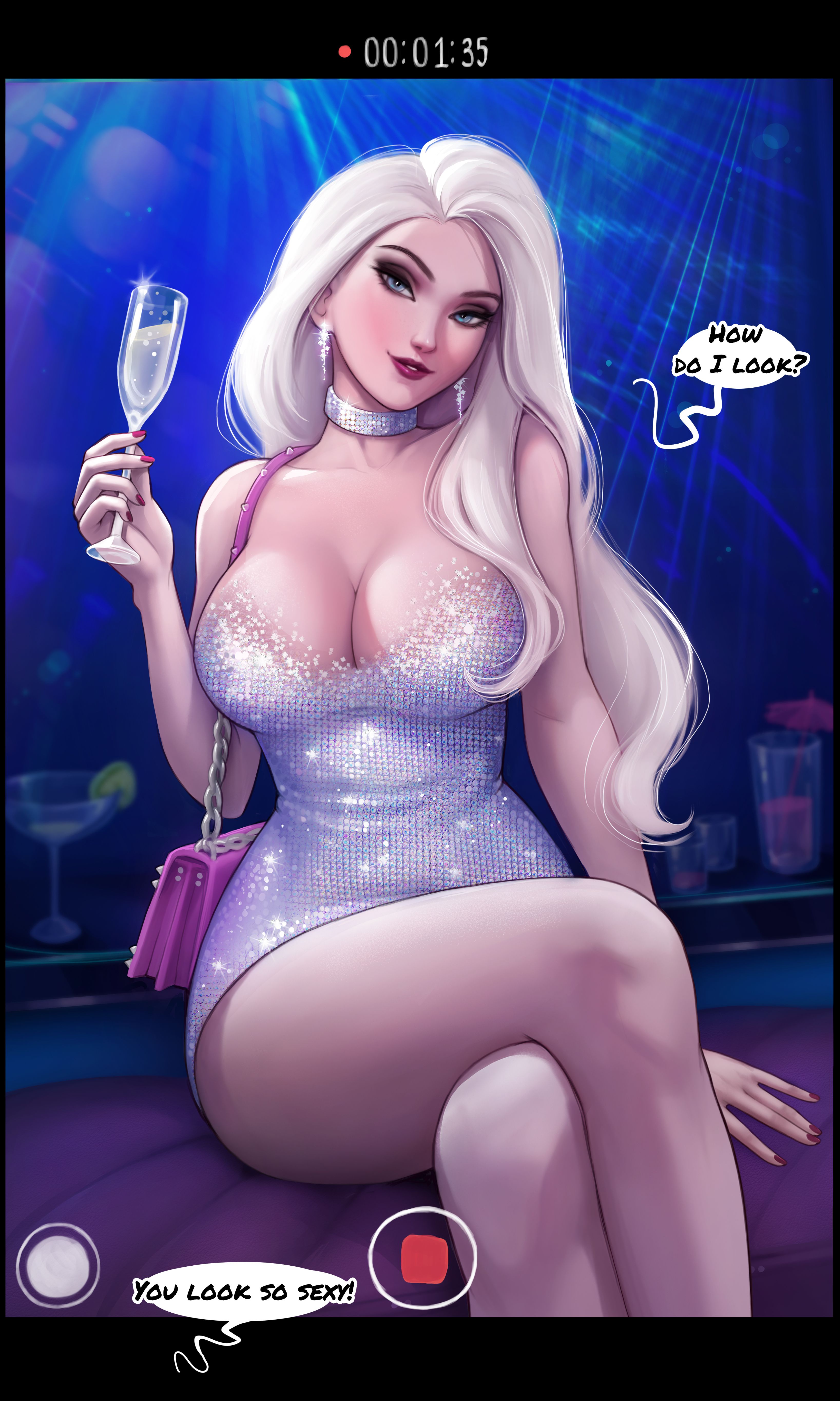 Party Elsa (Frozen) [Aroma Sensei] 1.3 . Party Elsa - Futanari - Chapter 1 (Frozen) [Aroma Sensei] – page 3